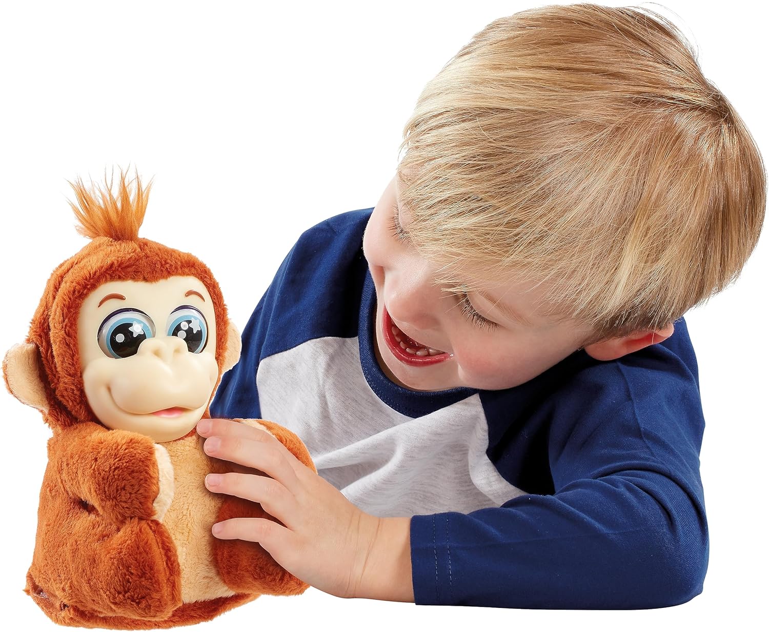 Animagic Chiki the Baby Gorilla - Super Soft Interactive Plush with 14+ Sounds & Movements 7