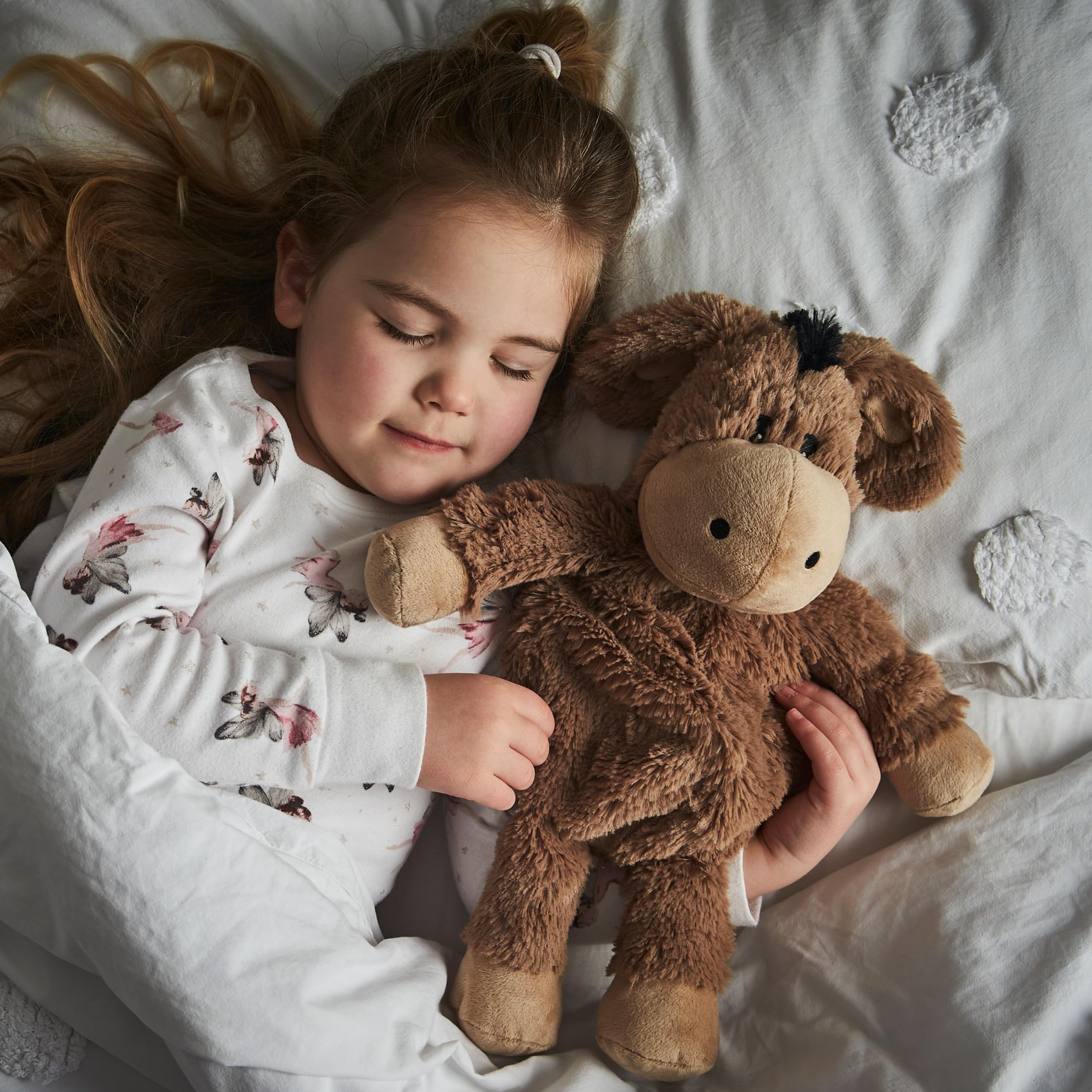 Warmies Donkey Microwavable Heatable Plush - French Lavender Scented for Warm or Cold Therapy 5