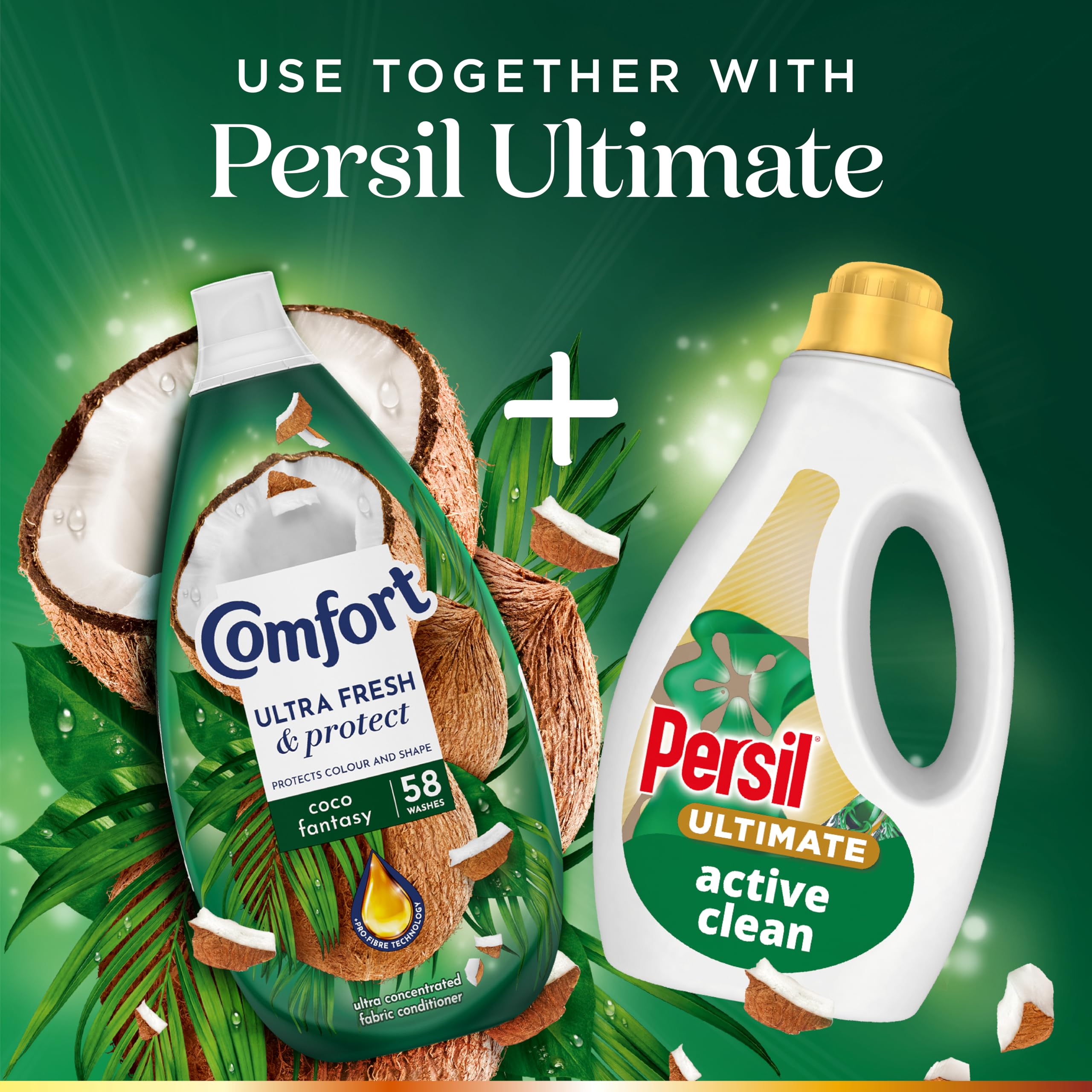 Comfort Ultra Fresh & Protect Coco Fantasy Fabric Conditioner - Liquid Fabric Softener 6