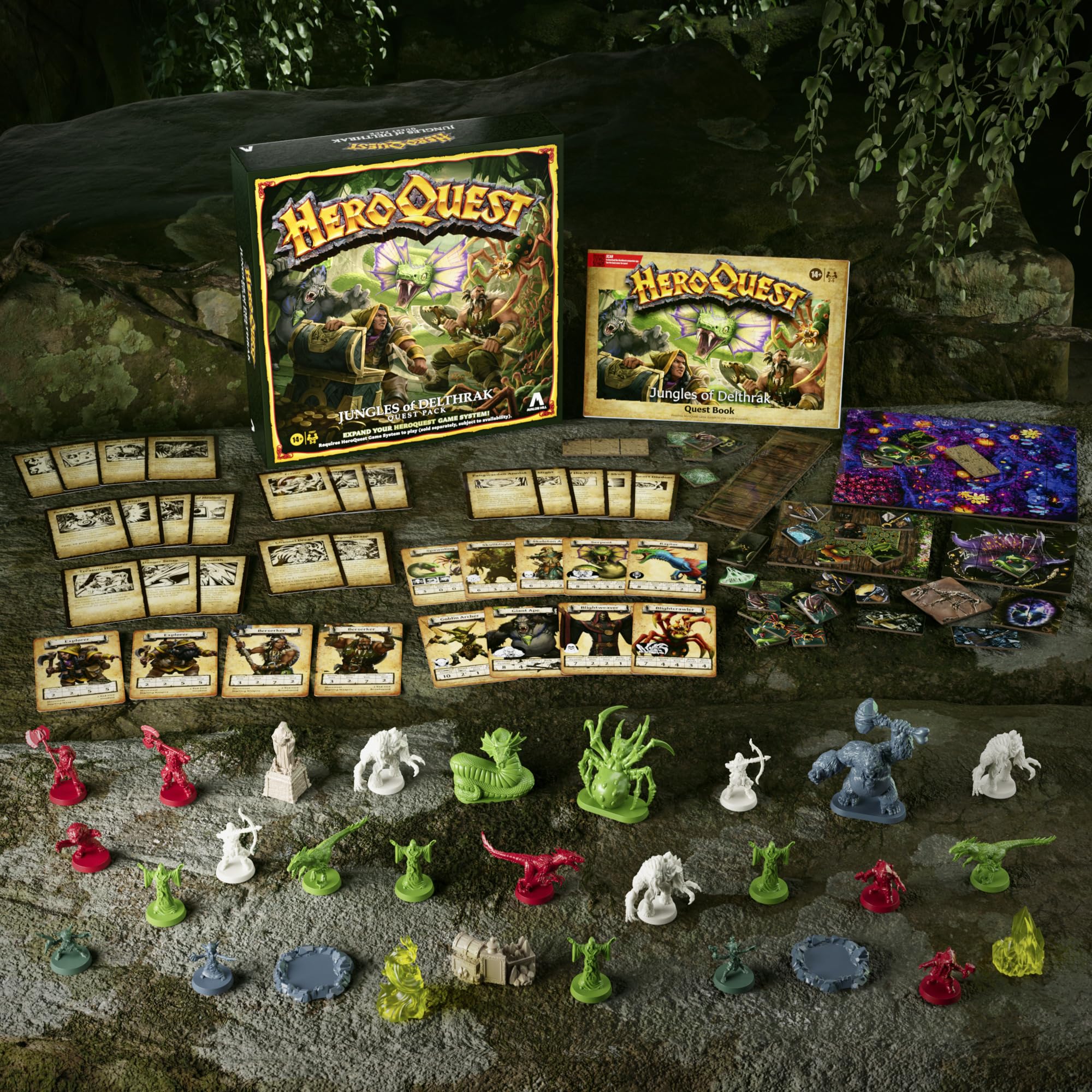 Avalon Hill HeroQuest Jungles of Delthrak Quest Pack – Expansion for HeroQuest Game System 9