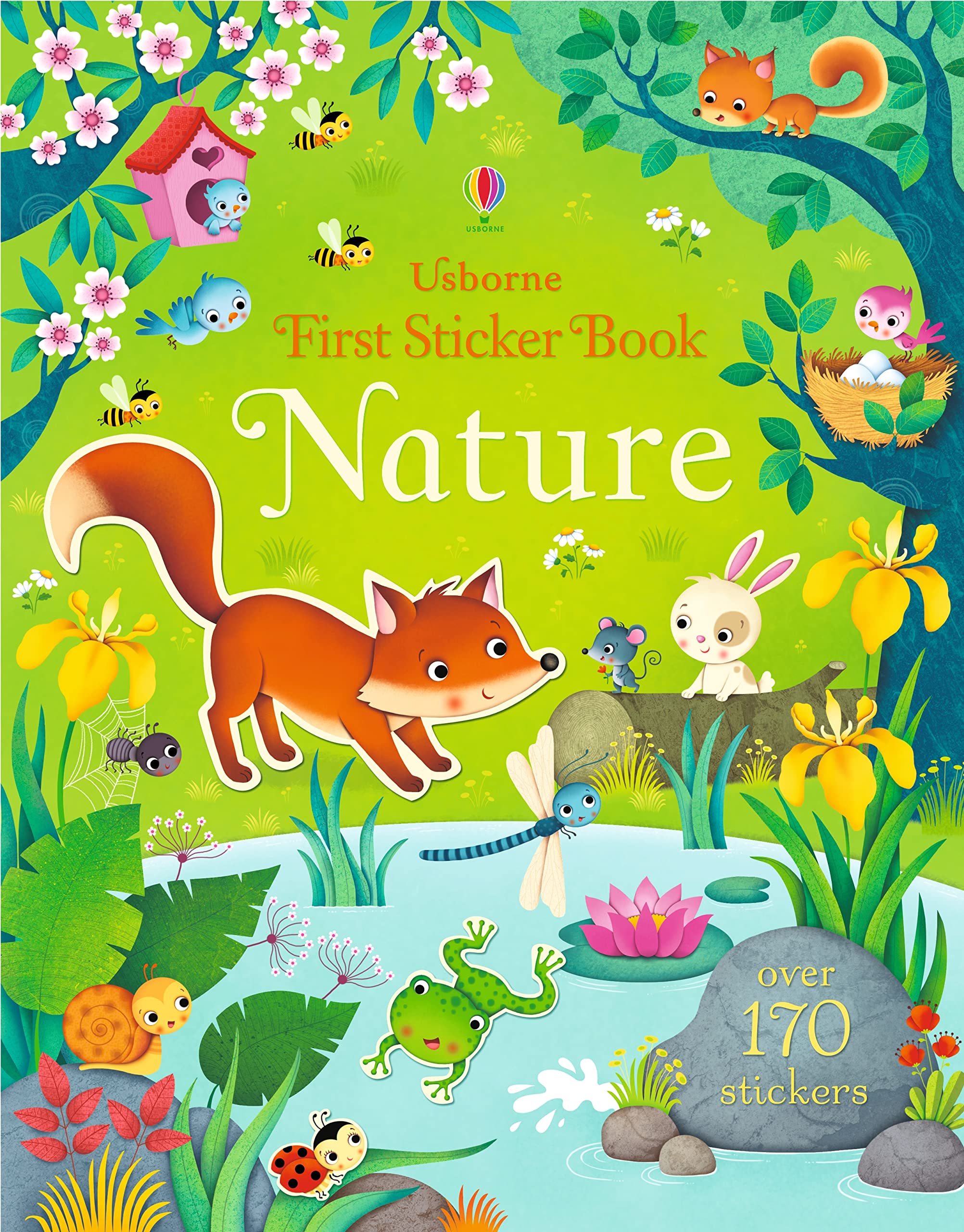 Usborne First Sticker Book Nature - Over 180 Stickers | Ages 3-6 | Paperback