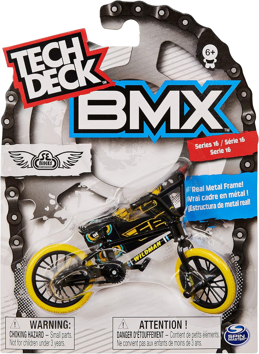 Tech Deck BMX Fingerbike – authentische Miniaturnachbildung mit Trick-Lenker (Stil kann variieren) 7