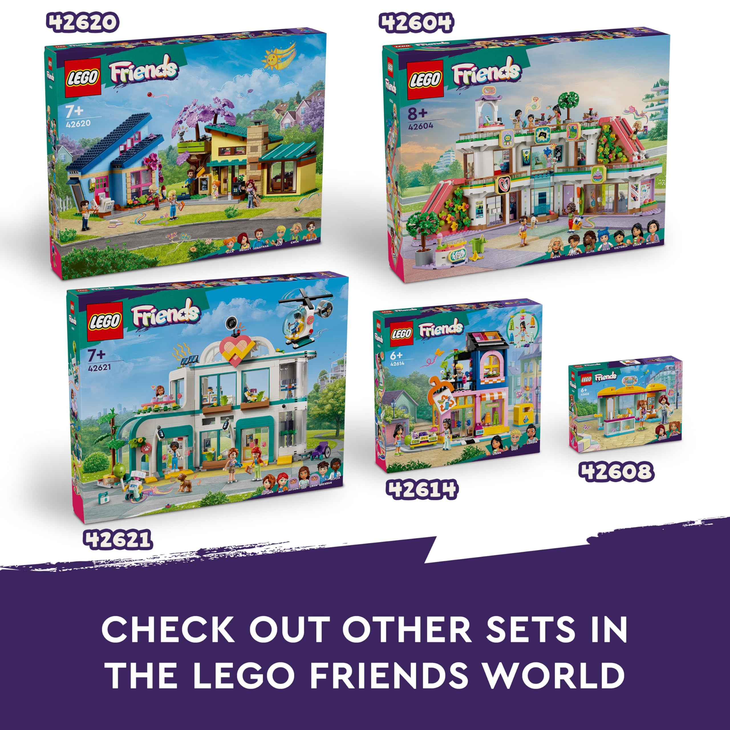 LEGO Friends Olly and Paisley's Family Houses Building Set 9