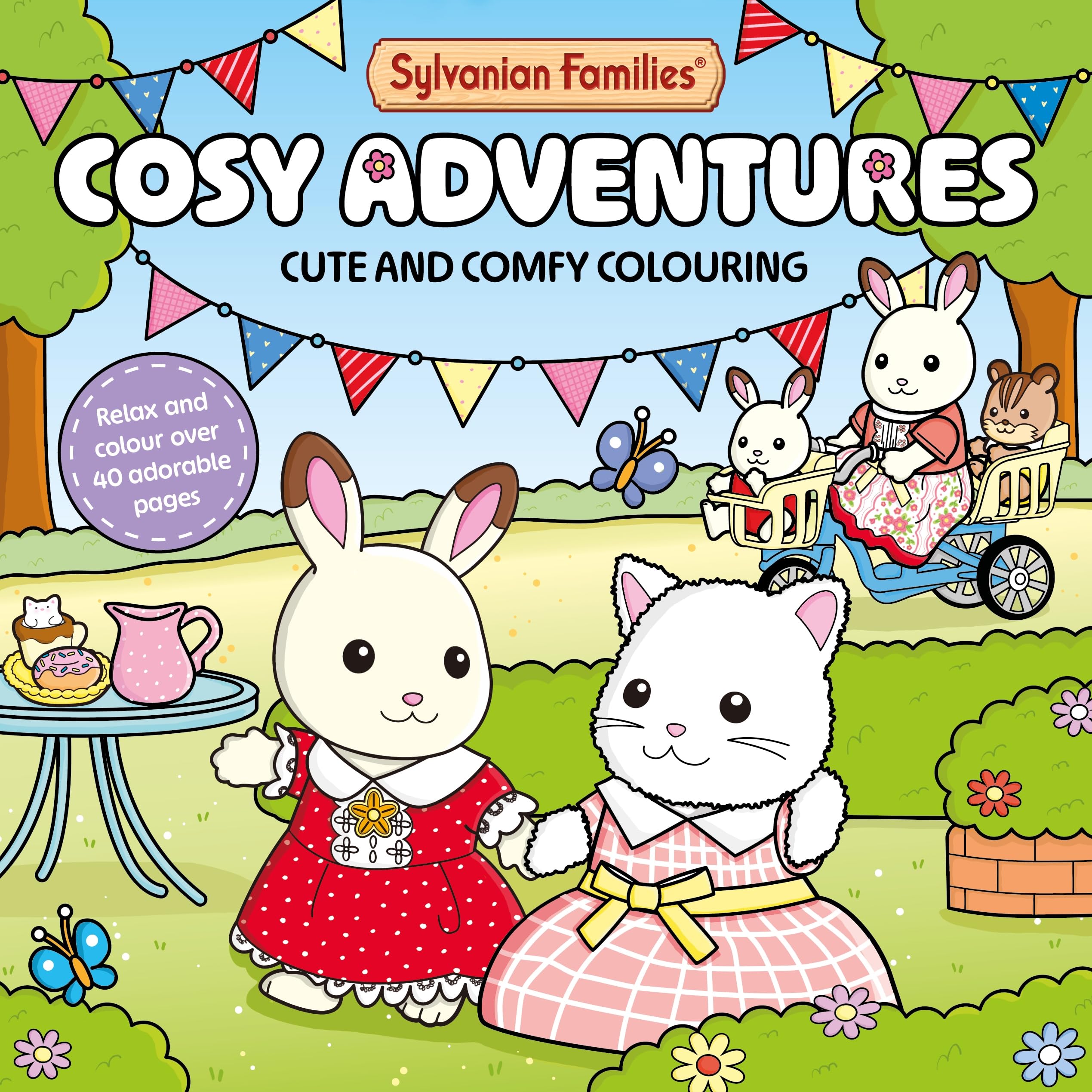 MACMILLAN Sylvanian Families Cosy Adventures Colouring Book - 40+ Scenes | Paperback | English 1