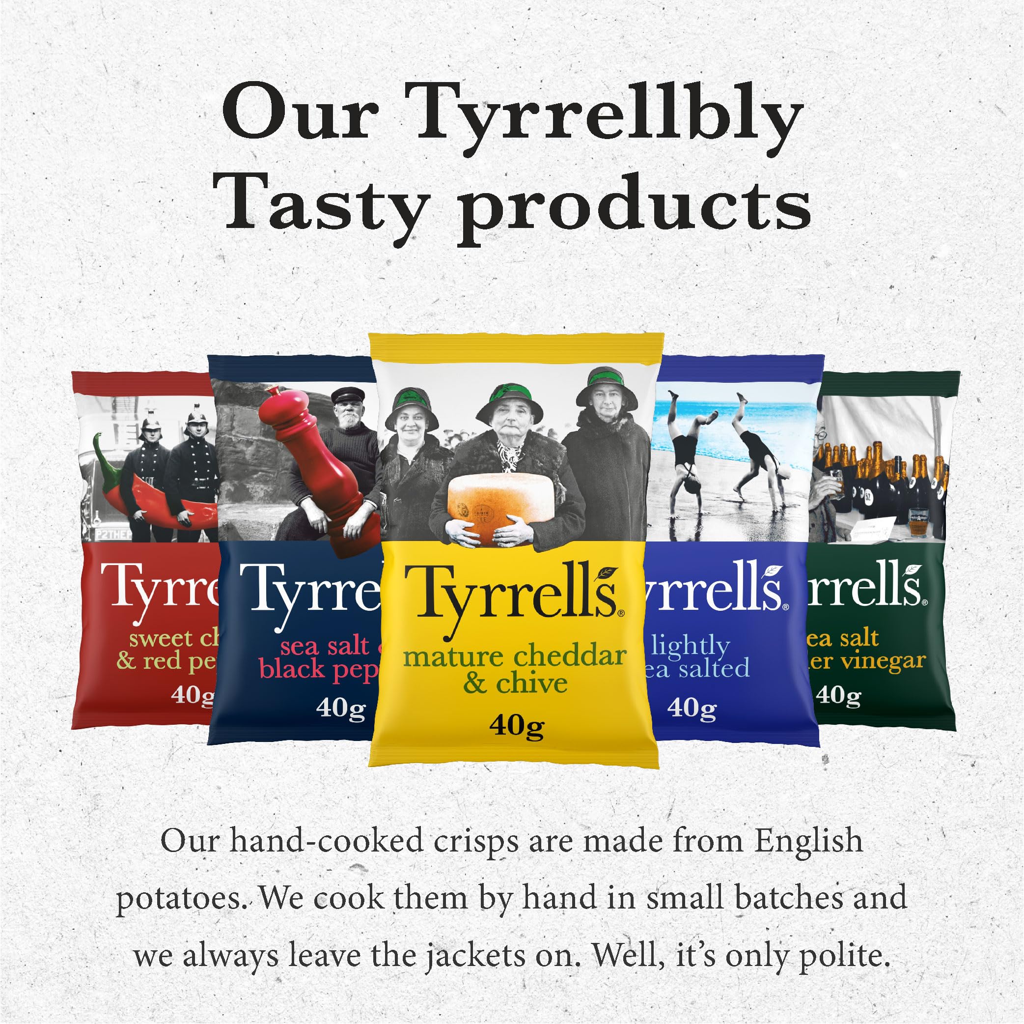 Tyrrells Handgekochte Chips mit reifem Cheddar und Schnittlauch, 150 g 9
