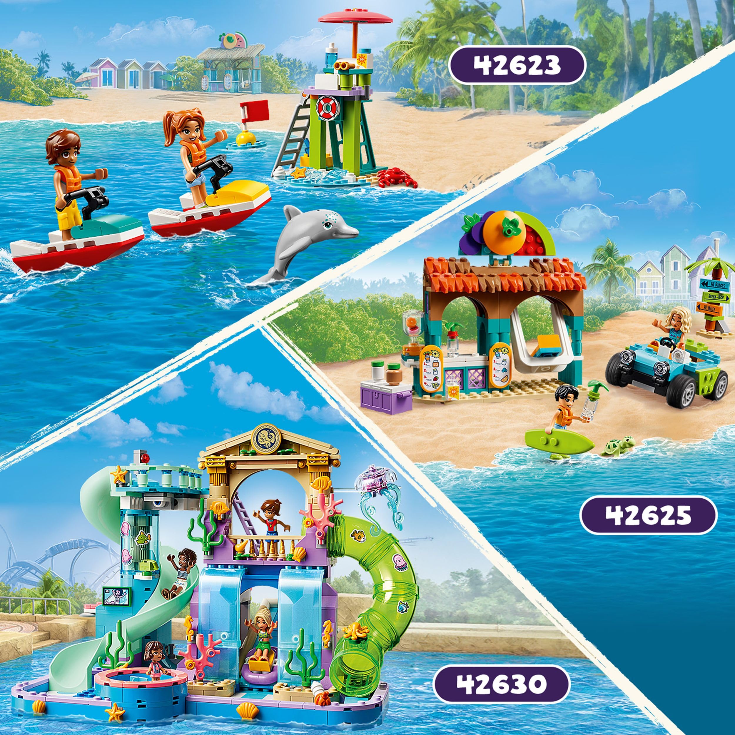 LEGO Friends Heartlake City Water Park Playset - Building Toy for Ages 8+ 9