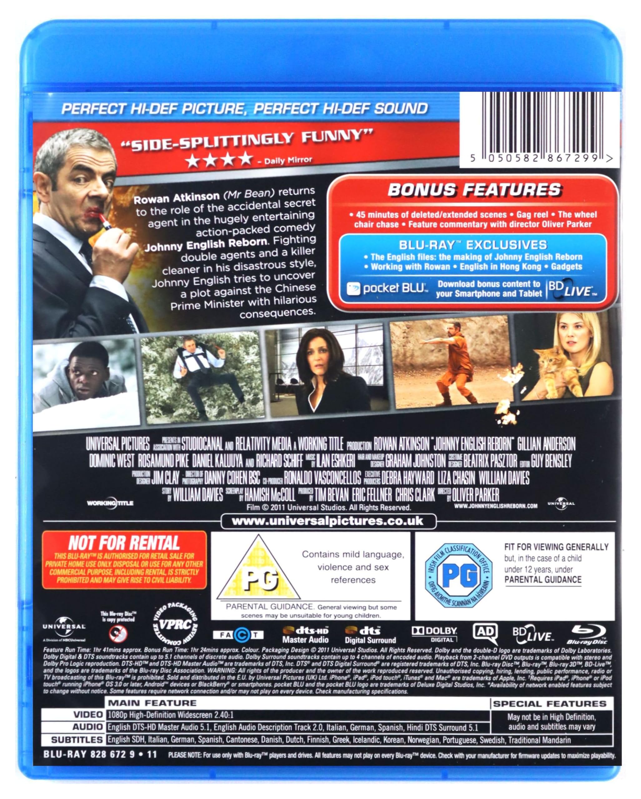 Johnny English / Johnny English Reborn Double Pack [Blu-ray] 8