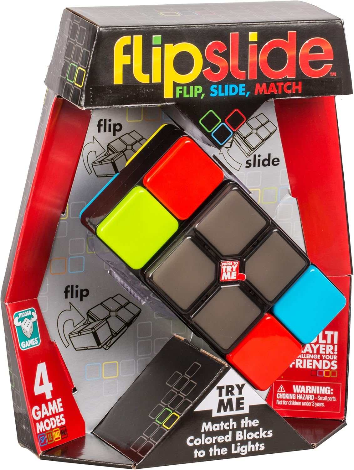FlipSlide 674 - Light-Up Fidget Puzzle Game for Kids 8+ 10