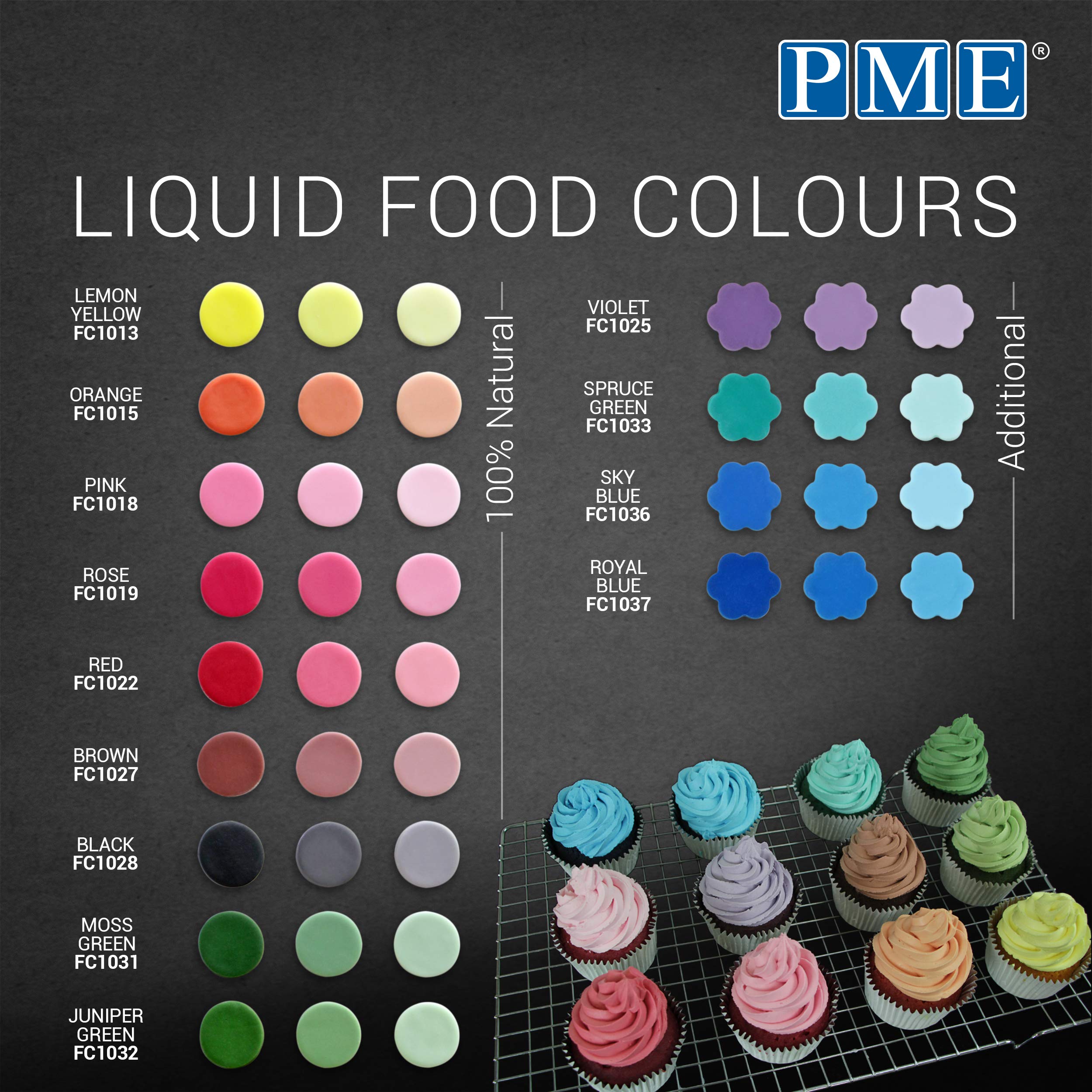 PME Natural Liquid Food Colouring - Red 25ml 8