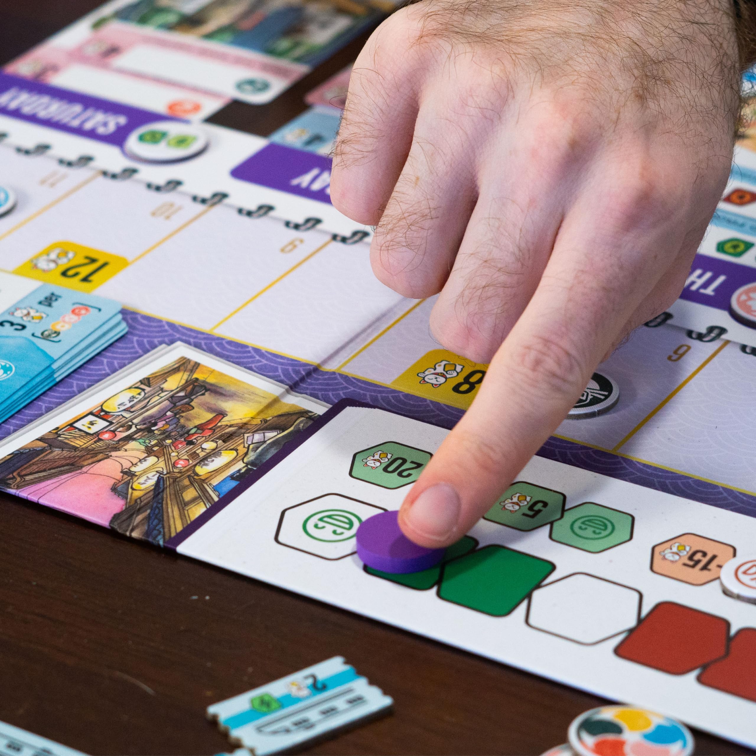 AEG Let's Go! To Japan Family Board Game | Ages 10+ | 1-4 Players | 45 Min 4