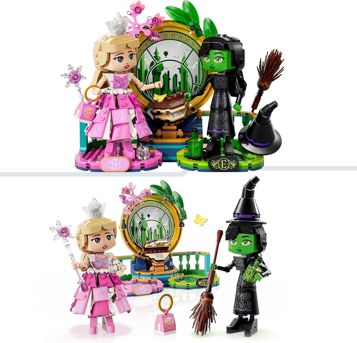 LEGO Wicked Elphaba & Glinda Figures 75682 - Building Set for 10+ Year Olds 8