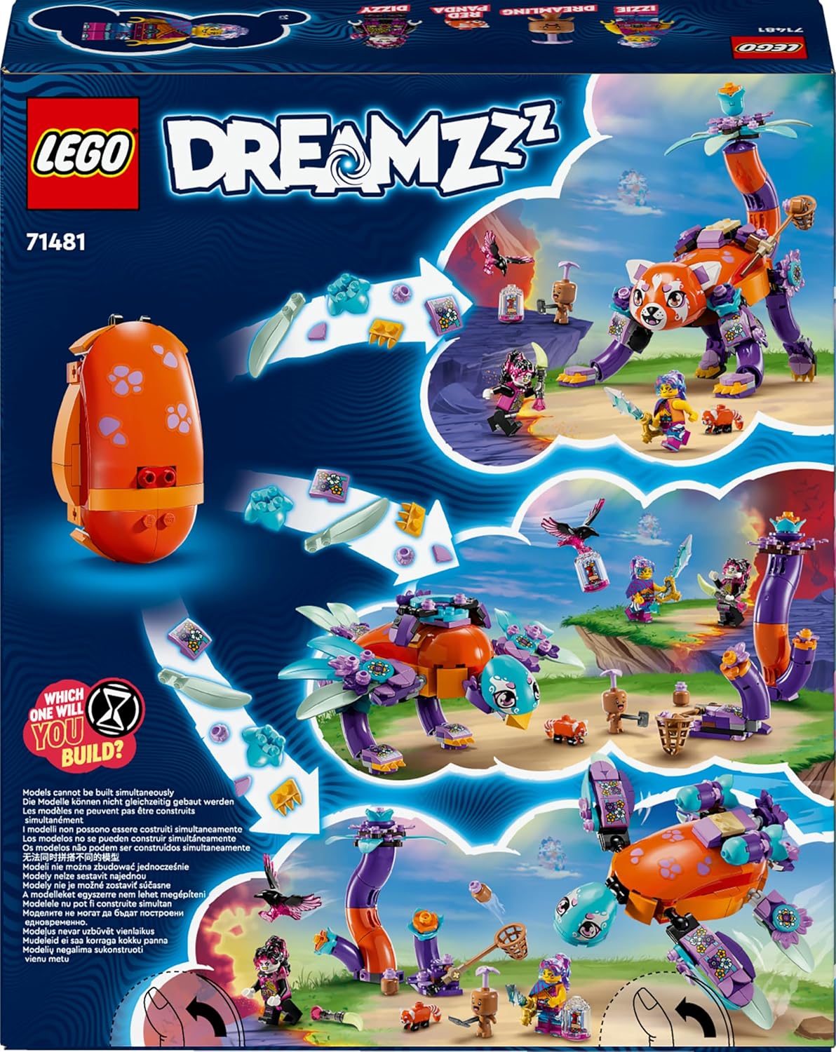 LEGO DREAMZzz Izzie’s Dream Animals Set - Panda, Turtle, Bird Building Toy for Ages 8+ 8