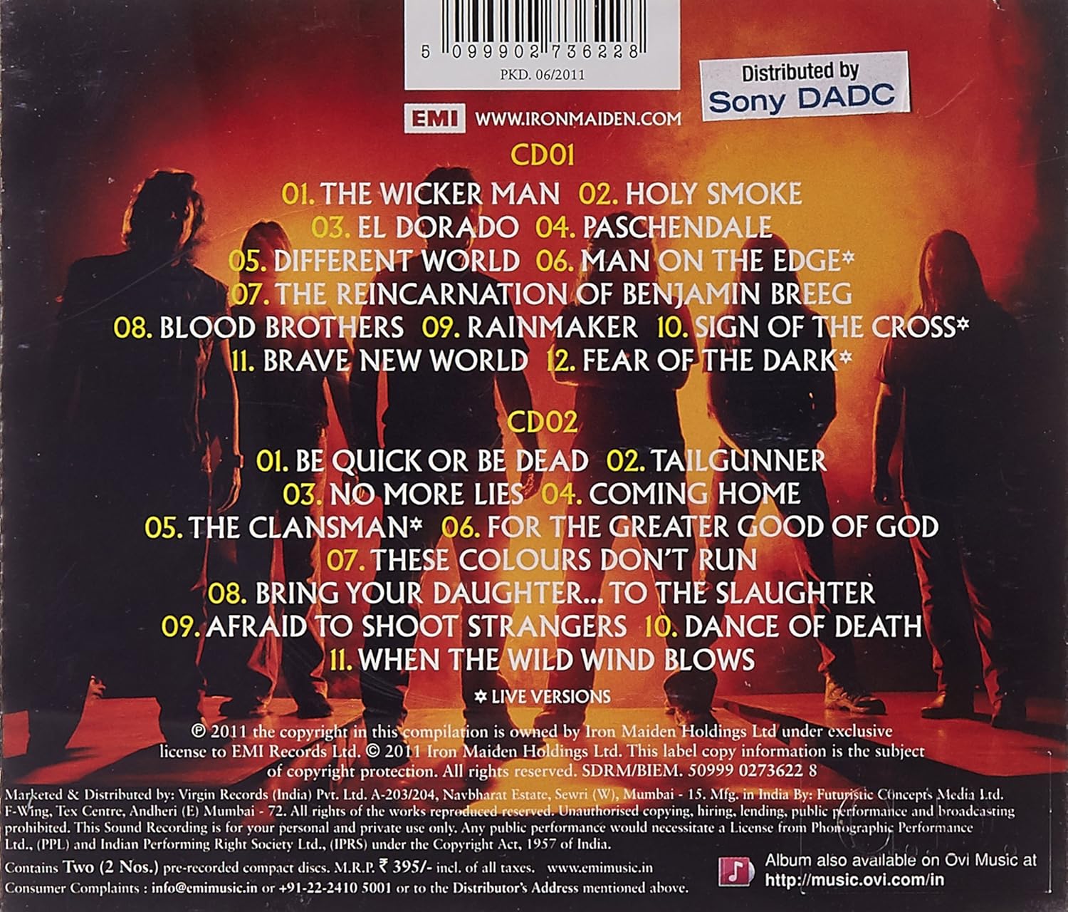 Iron Maiden – From Fear To Eternity: The Best Of 1990-2010 [Audio-CD] 3