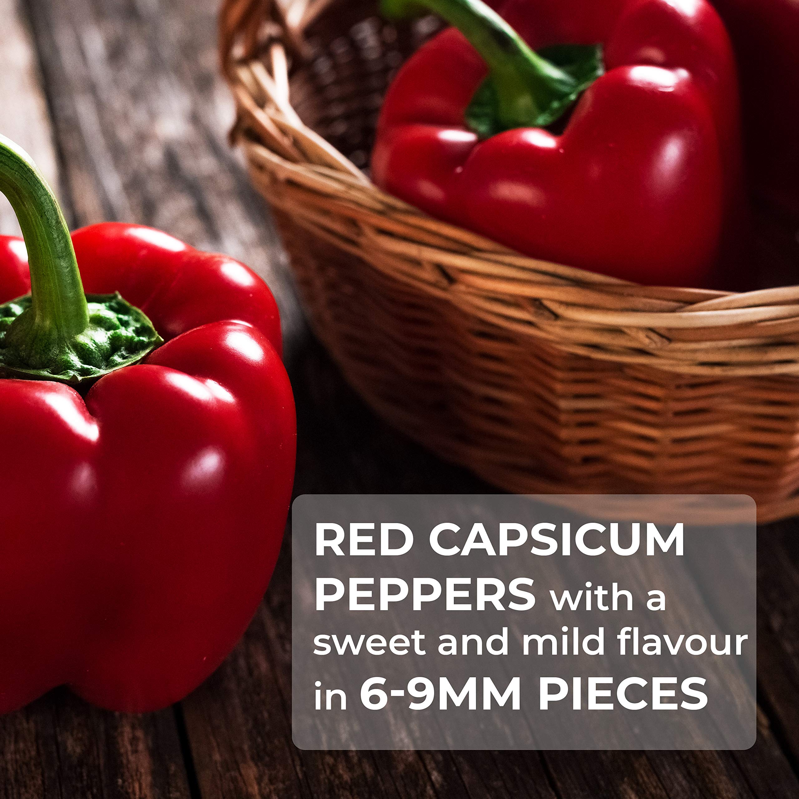 Go Gourmet Gehackte rote Paprikaflocken – Getrocknete rote Paprika 6–9 mm 3