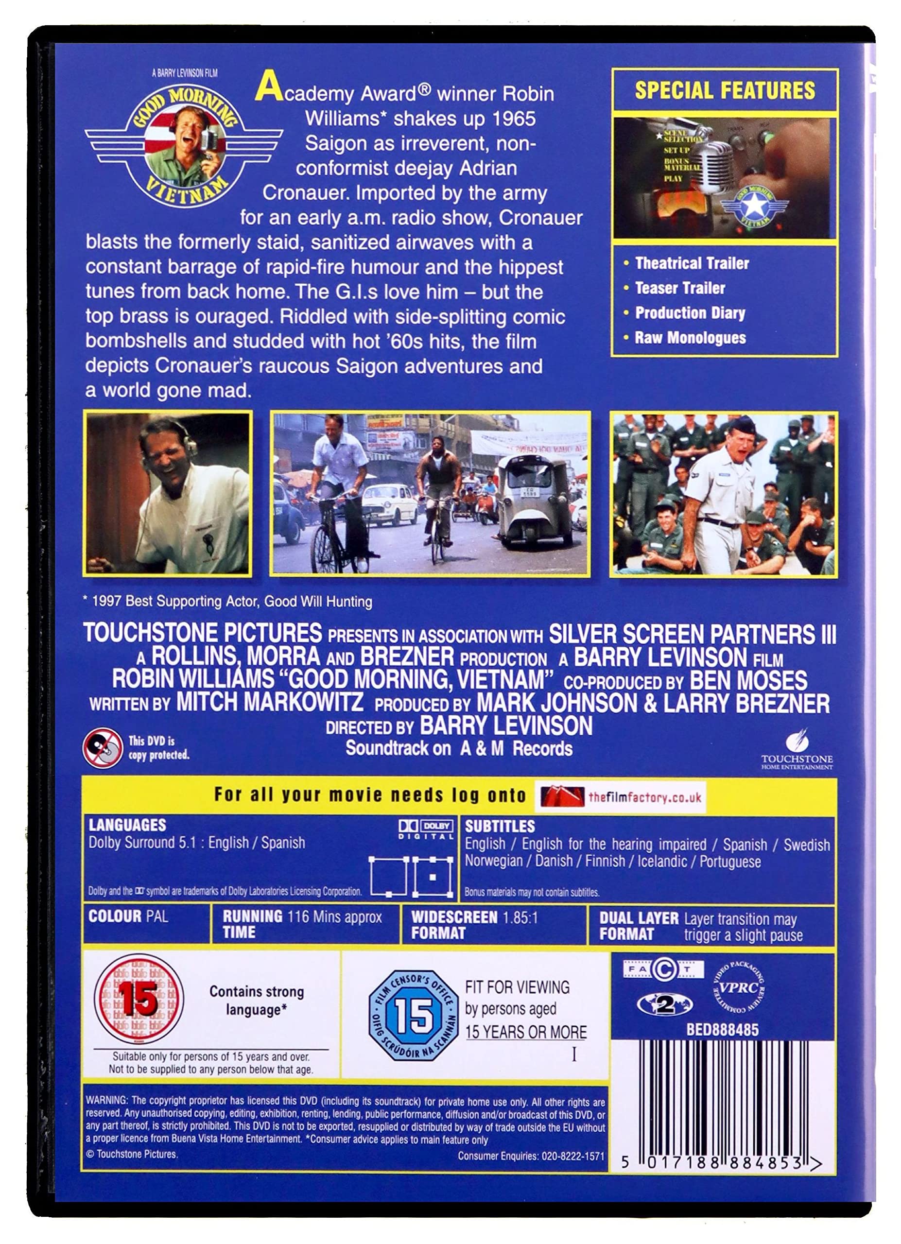 Guten Morgen, Vietnam (1987) - Sonderausgabe [DVD] 3