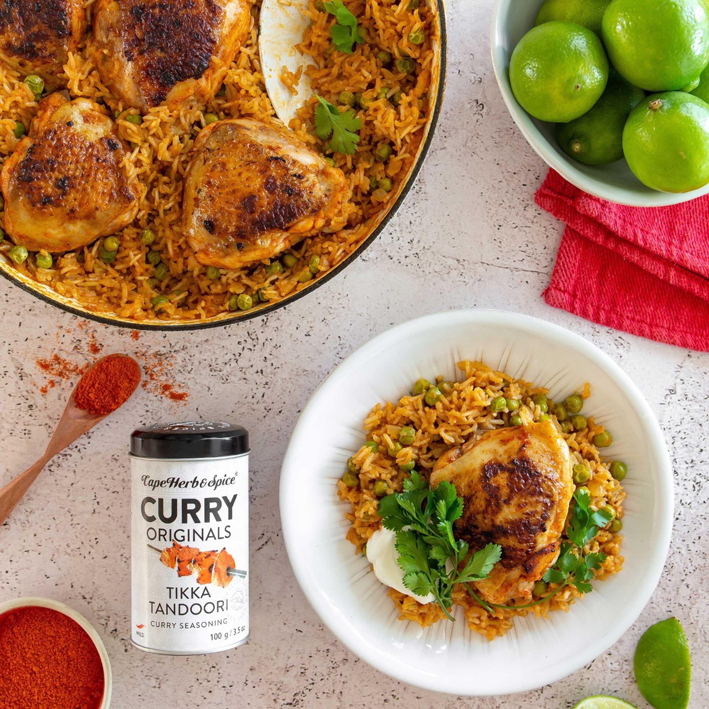 Cape Herb &amp; Spice Curry Originals Tikka Tandoori Curry Gewürzmischung 8