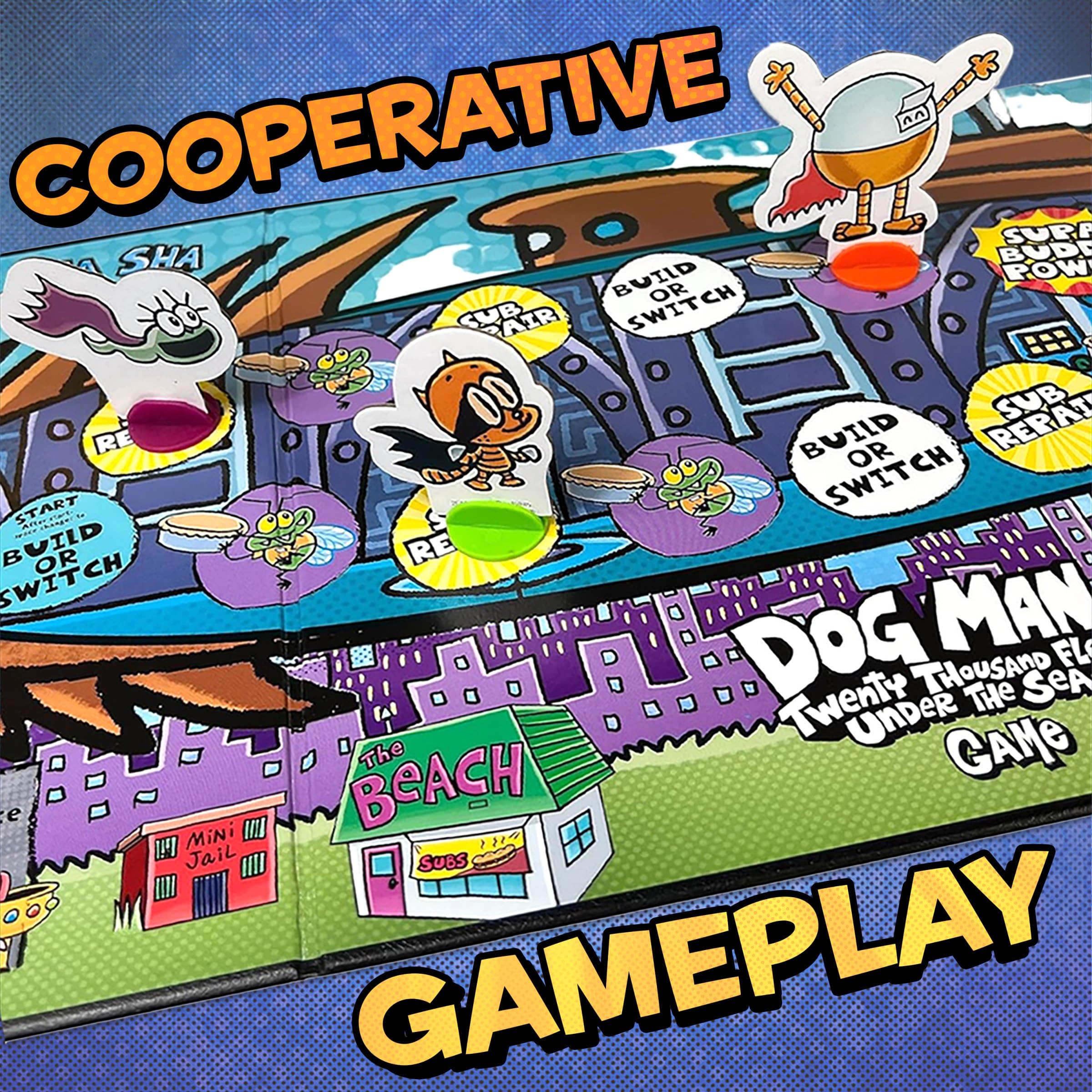 University Games Dog Man 20,000 Fleas Under the Sea Board Game 4