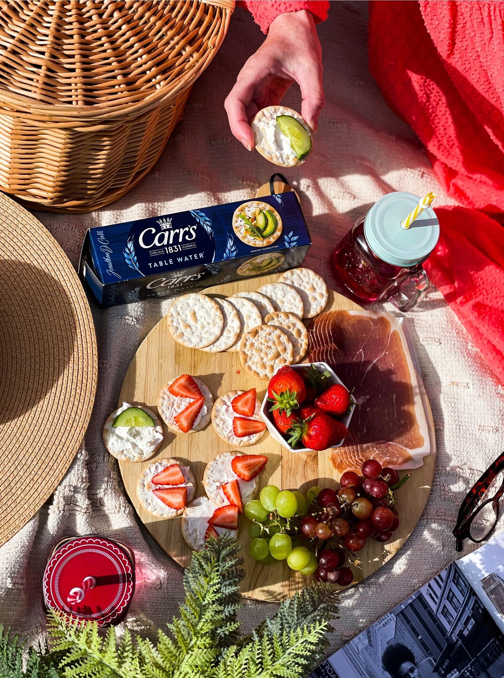 Carr's Table Water Biscuits 125g - Crispy Crackers for Cheese & Dips 4