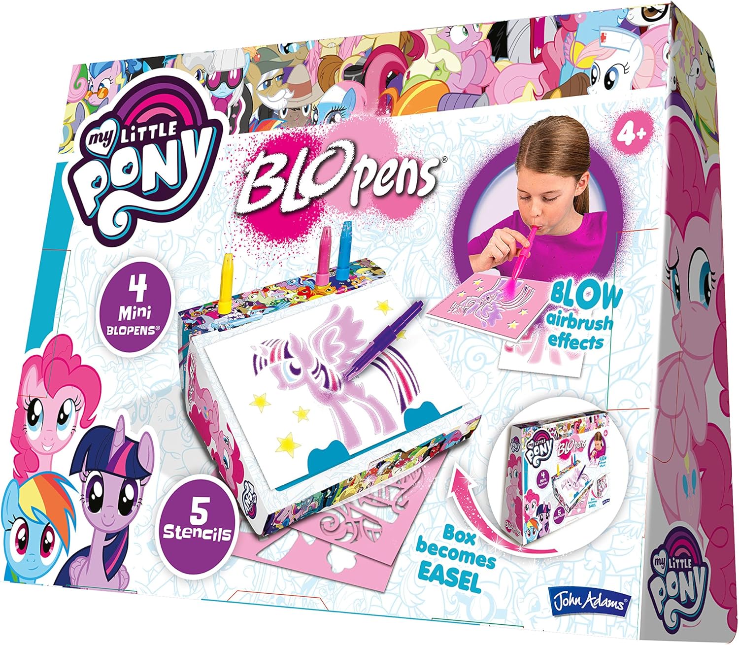 My Little Pony BLOPENS Creative Case - Airbrush Art Set for Kids 5