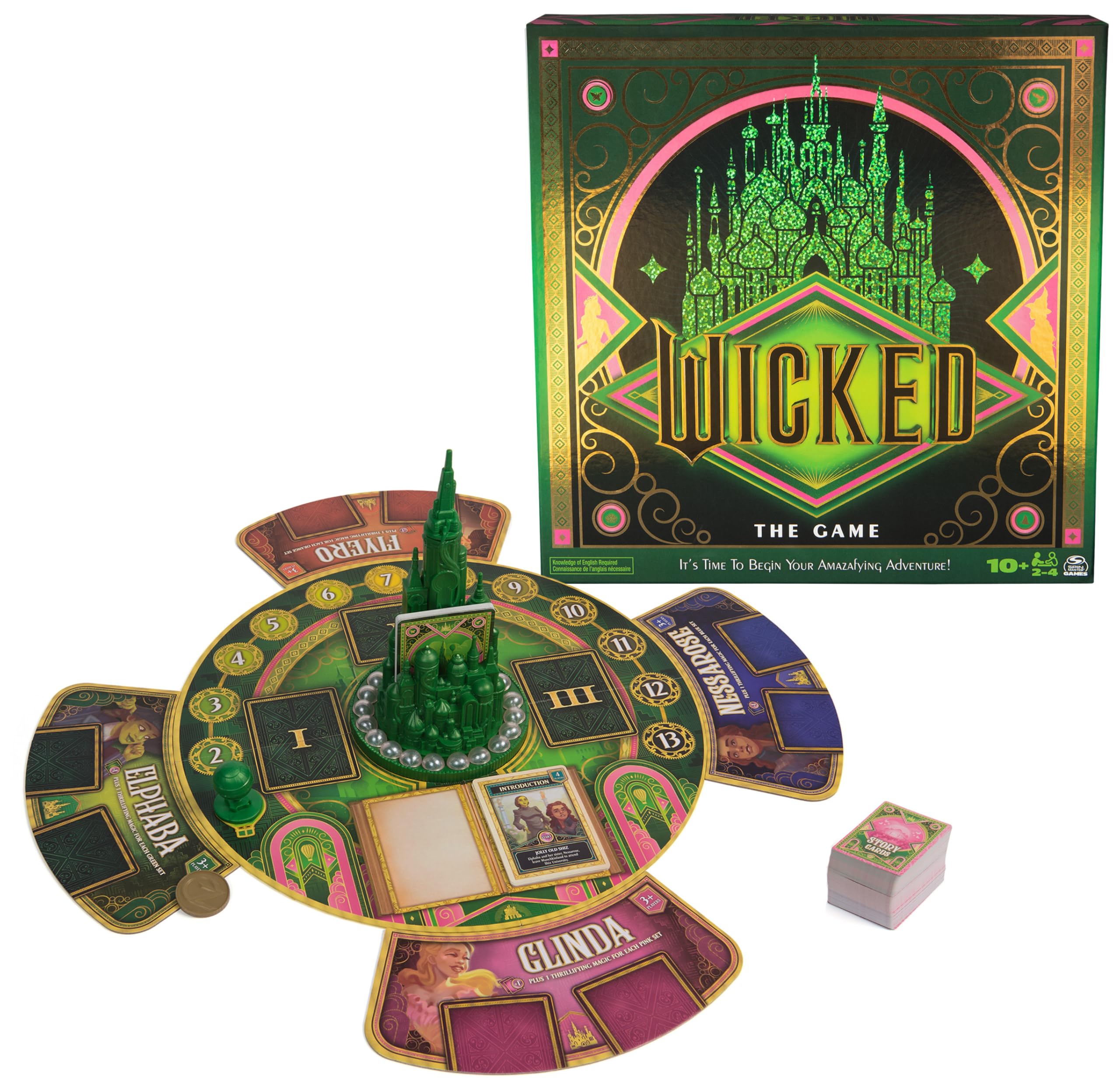Spin Master Games Wicked: The Game Family Strategy Board Game | 2-4 Players | Ages 10+ 1
