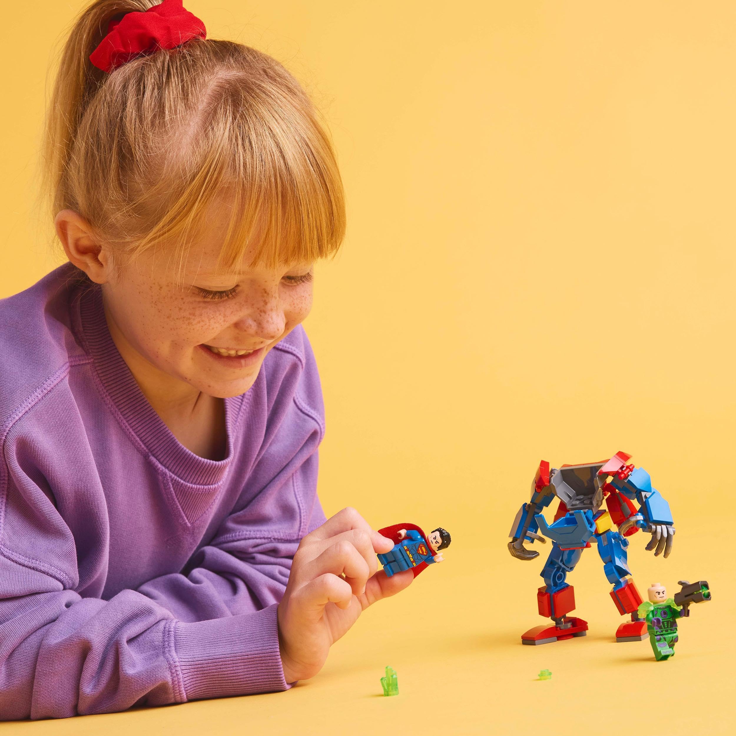 LEGO DC Superman Mech vs. Lex Luthor - Super Heroes Building Playset for Kids 6+ 8