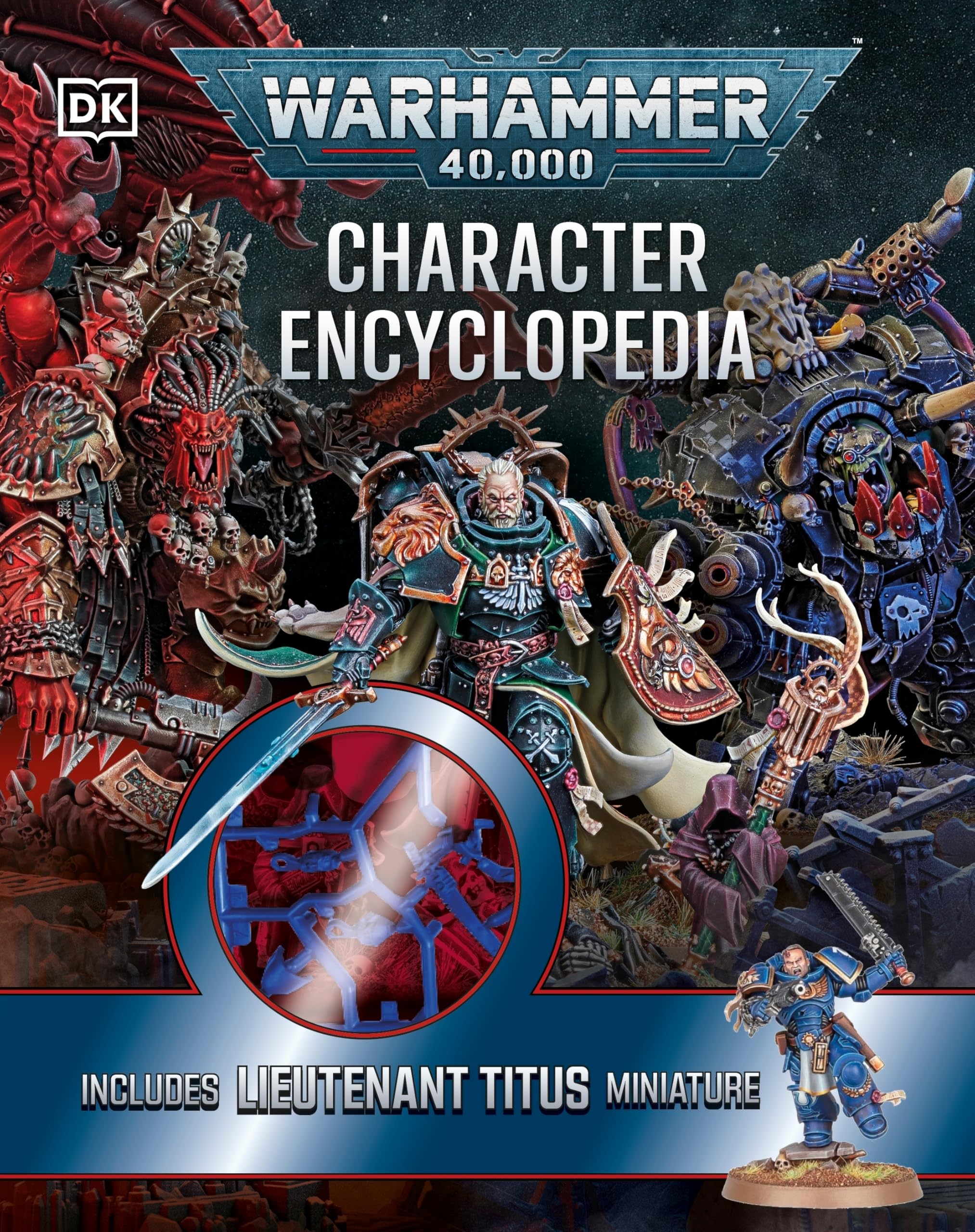 Penguin Warhammer 40,000 Character Encyclopedia - Hardcover Reference | 120+ Characters | Includes Lt. Titus Miniature 1