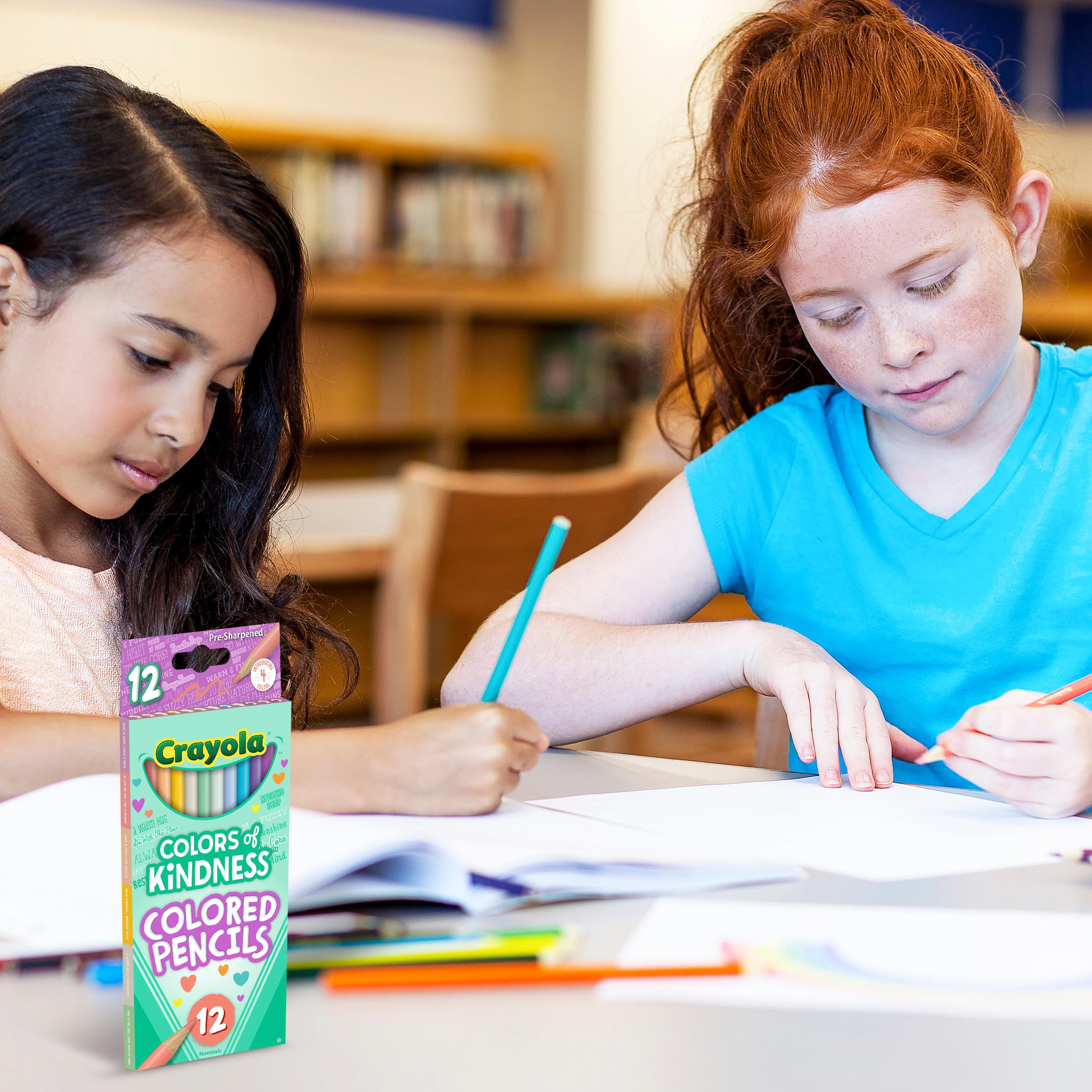 CRAYOLA Colors of Kindness Colored Pencils - Assorted Pastel Colors (Pack of 12) 7