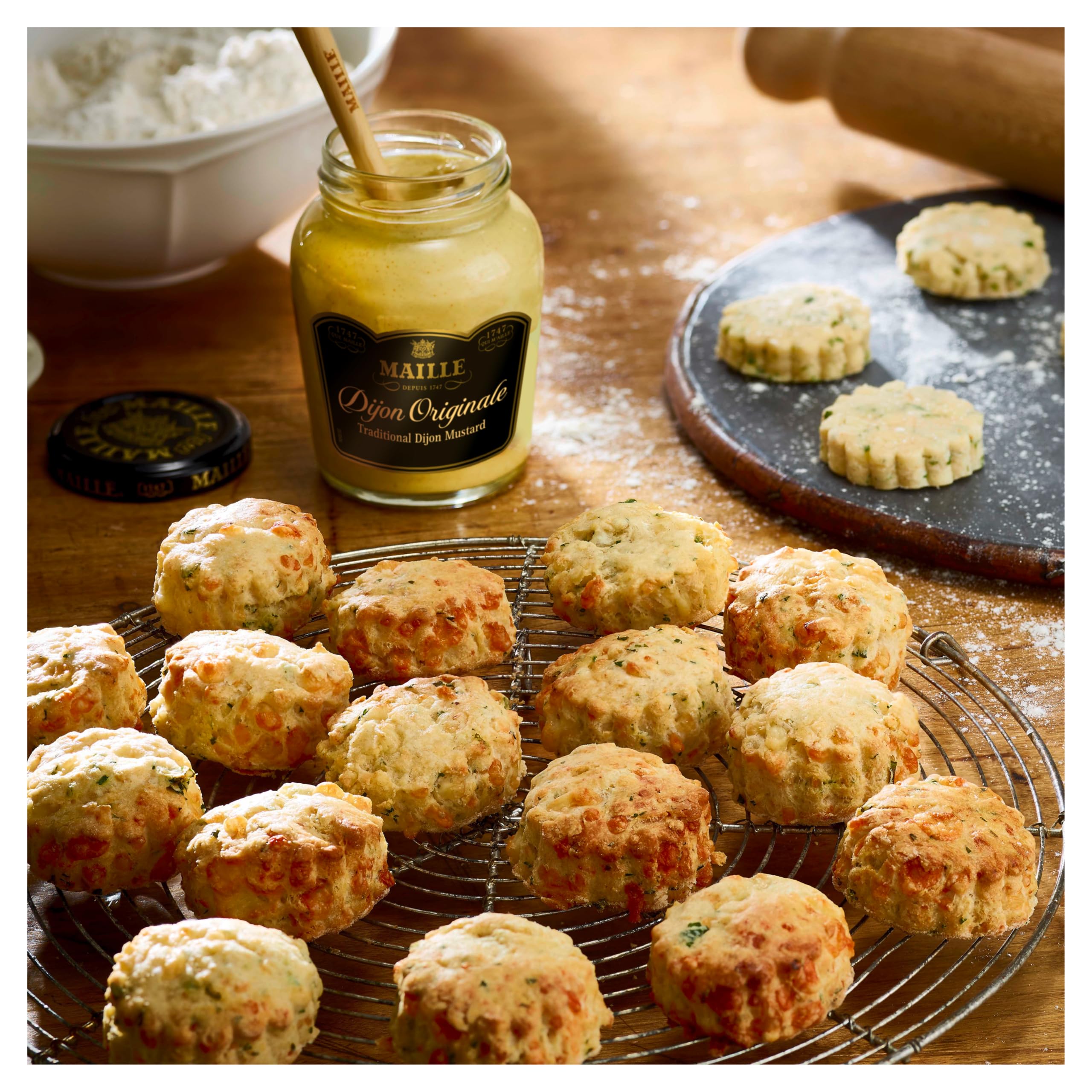 Maille Dijon Original Mustard since 1747 - Condiment for Salads, Chicken, Fish, and Sandwiches 4