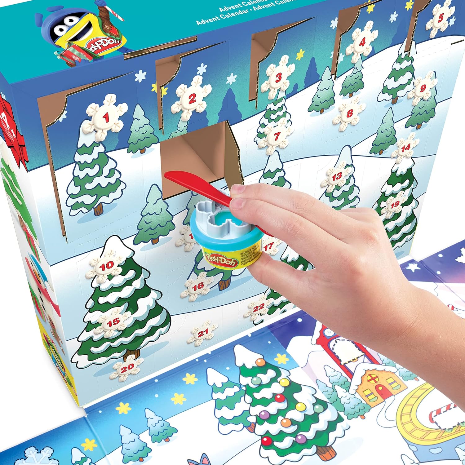 Play-Doh Advent Calendar - 24 Days of Creative Fun with Play-Doh Pots & Tools for Kids 11