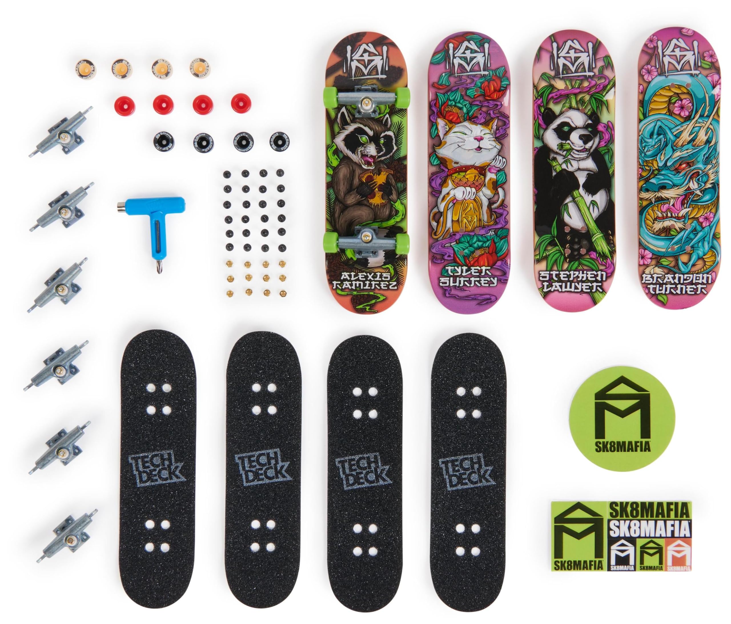 Tech Deck 96mm Fingerboards - Ultra DLX 4-Pack with Authentic Skate Graphics 10