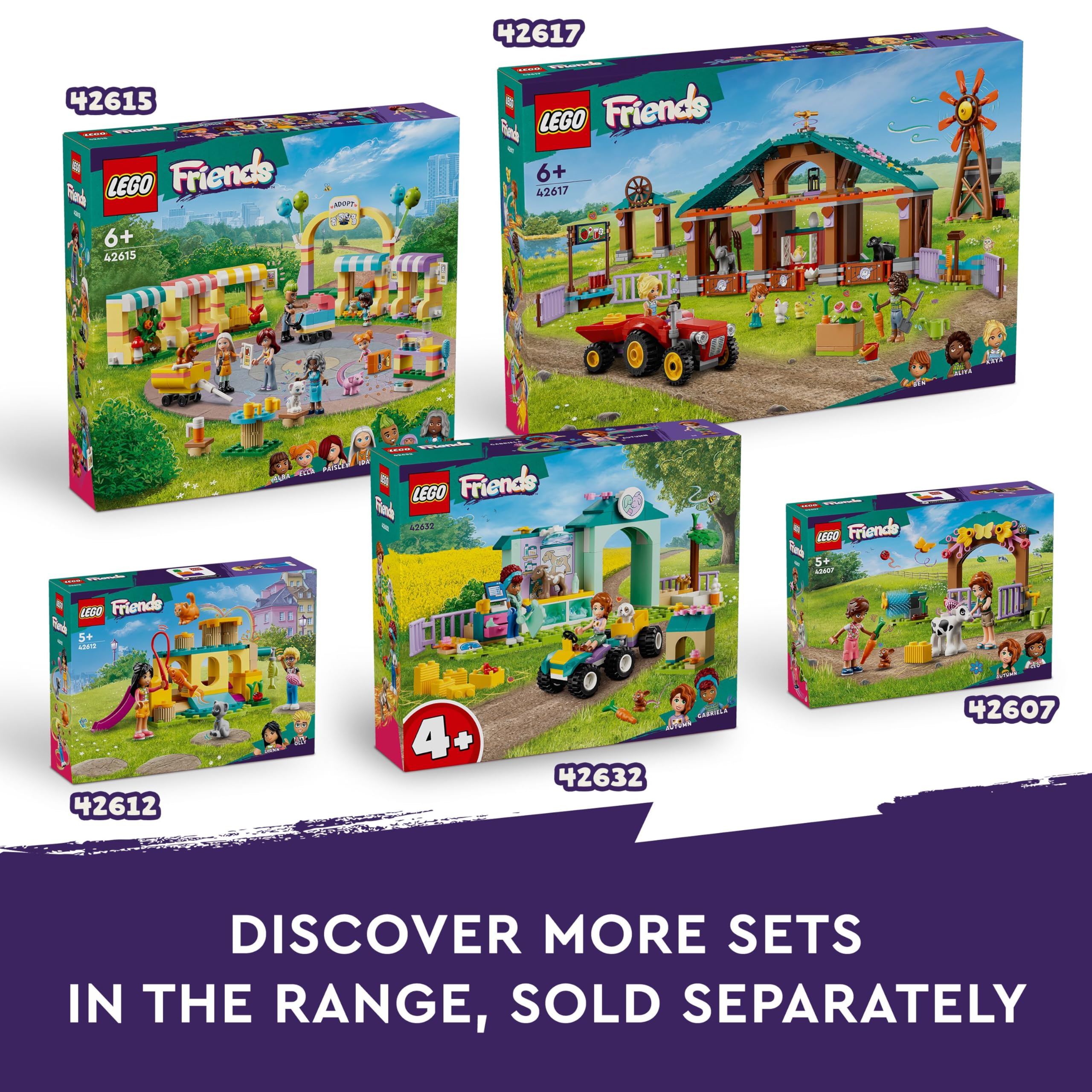 LEGO Friends Horse and Pony Trailer Set - Building Toy with Mini Dolls & Animals for Ages 4+ 9