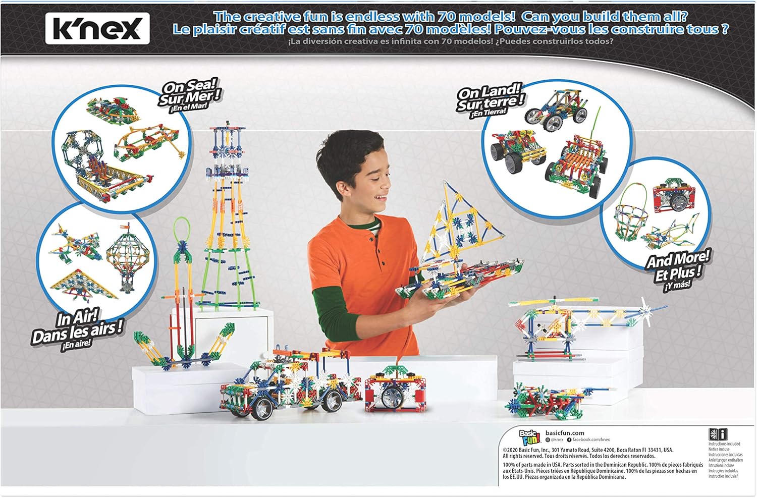 K'NEX 70 Model Building Set - 705-Piece STEM Construction Kit for Kids 7+ 17