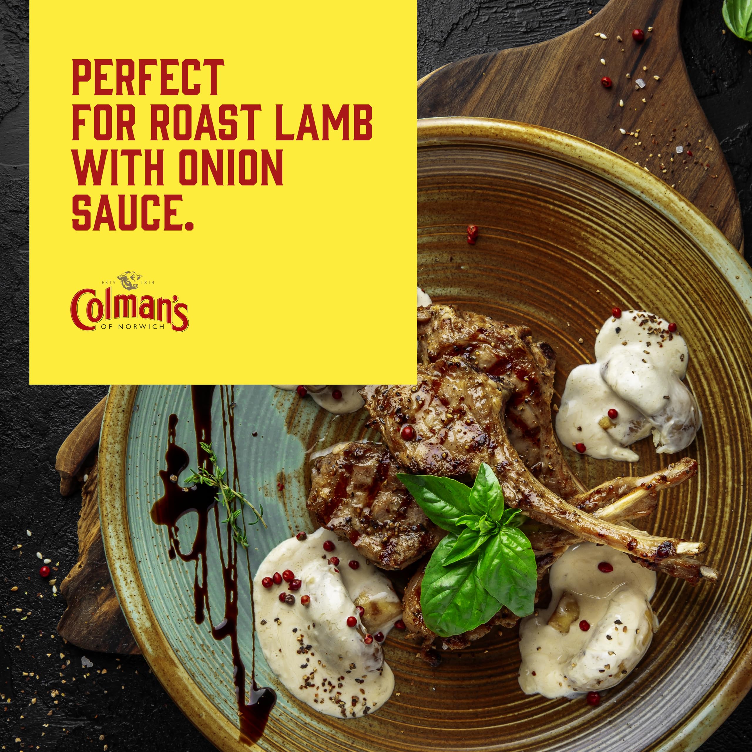 Colman's - Onion Sauce Mix with Herbs and Spices for Midweek Meals 6