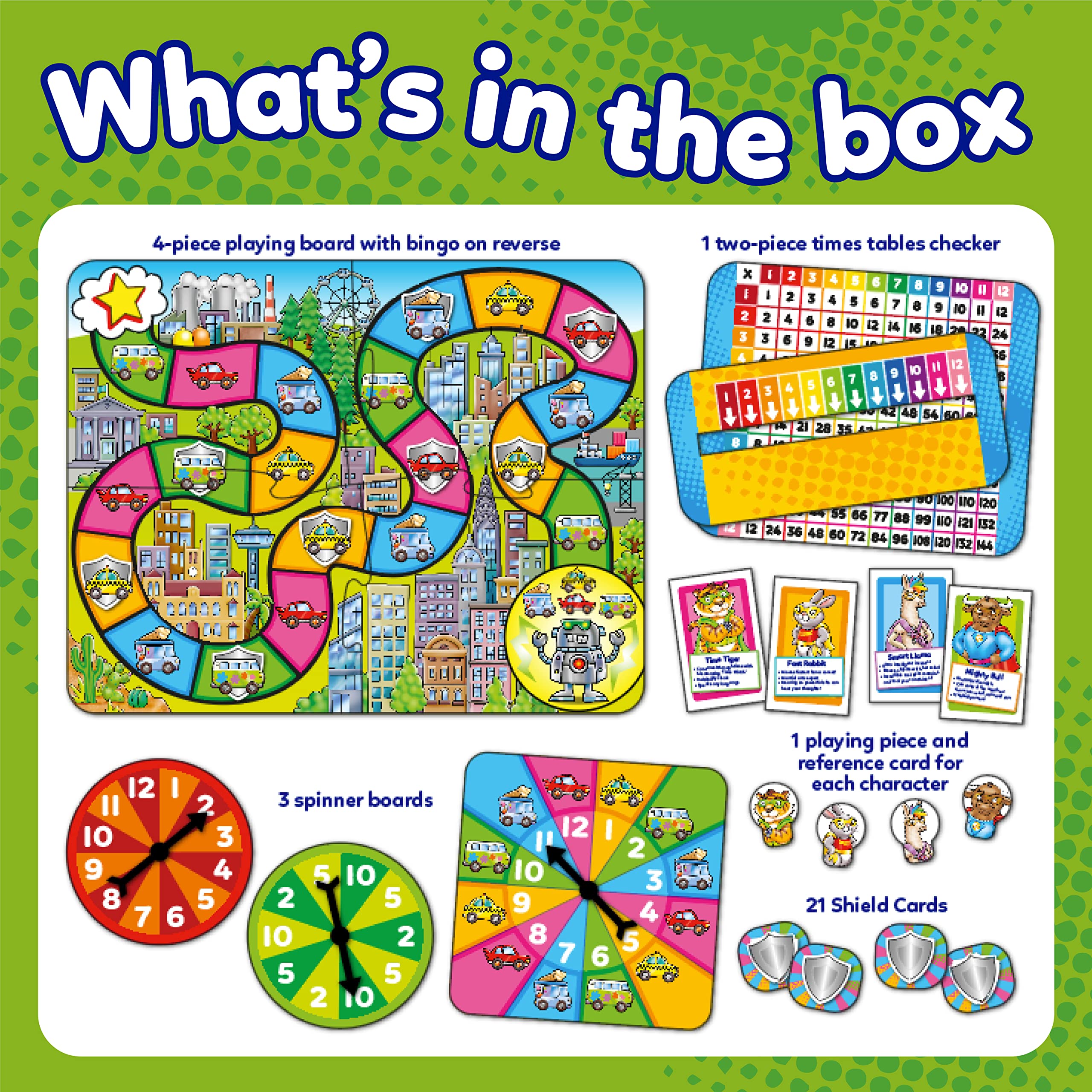 Orchard Toys Times Tables Heroes Maths Game 15