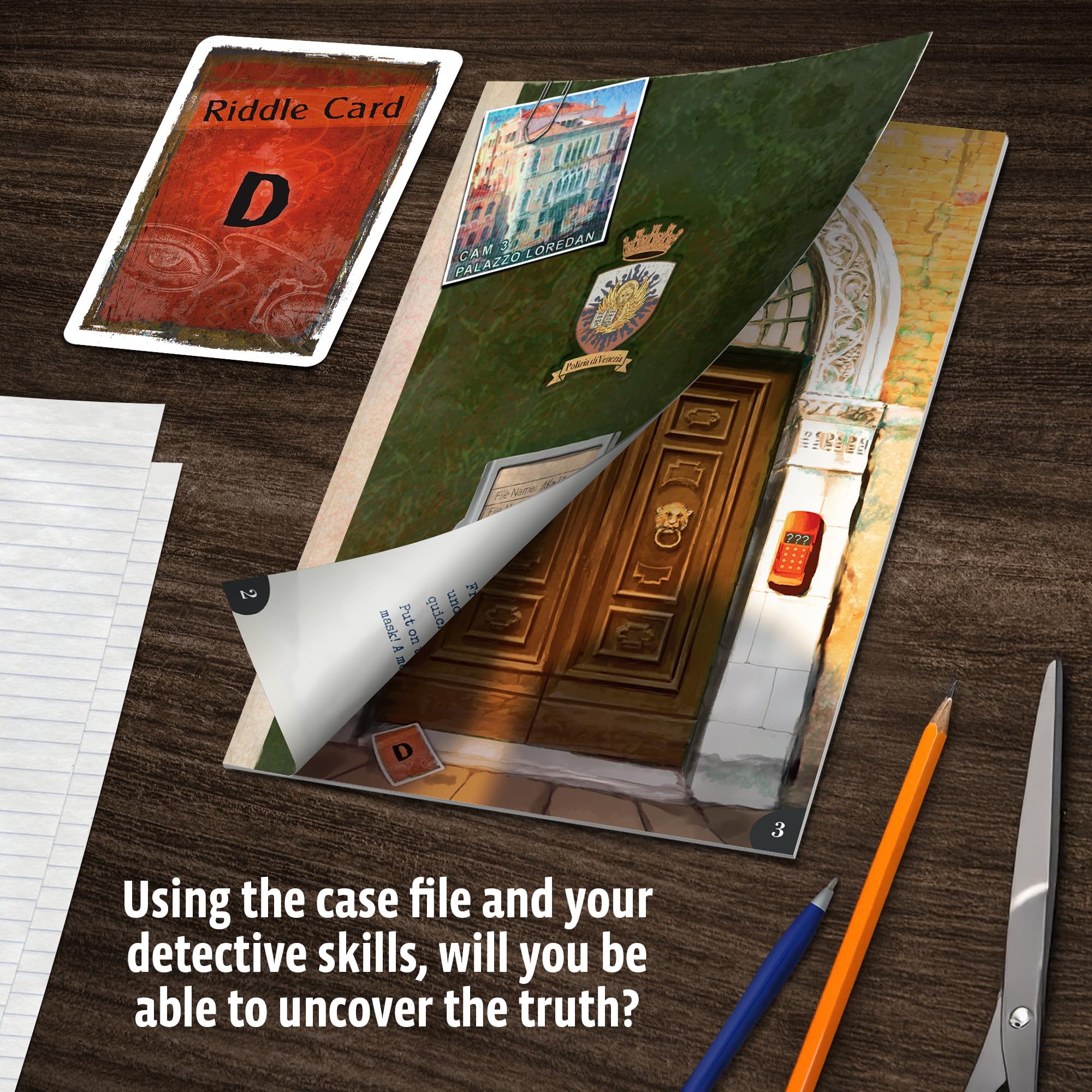 Thames & Kosmos EXIT: The Venice Conspiracy Escape Room Card Game 6