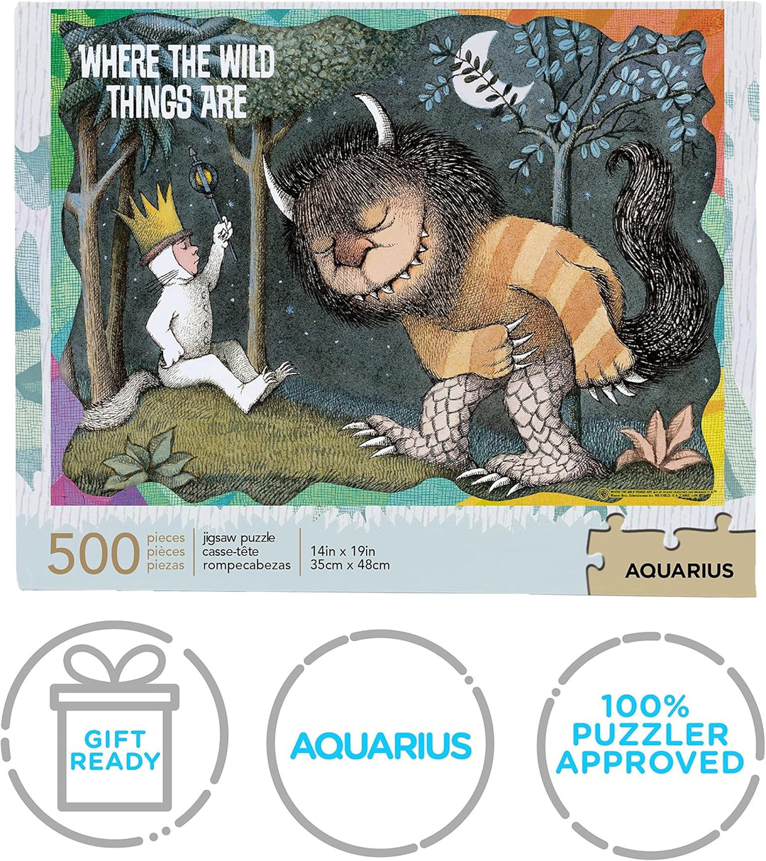 Where The Wild Things Are 500-Piece Jigsaw Puzzle - Licensed Artwork, 480mm x 350mm