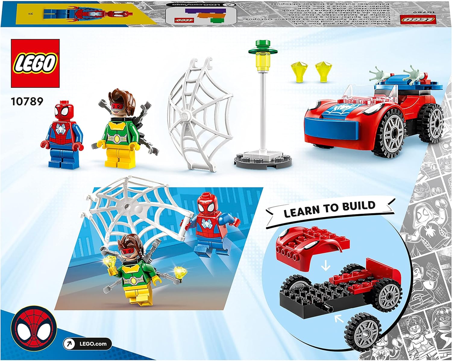 LEGO 10789 Marvel Spider-Mans Auto und Doc Ock Spielset – Bauspielzeug für Kinder ab 4 Jahren 7