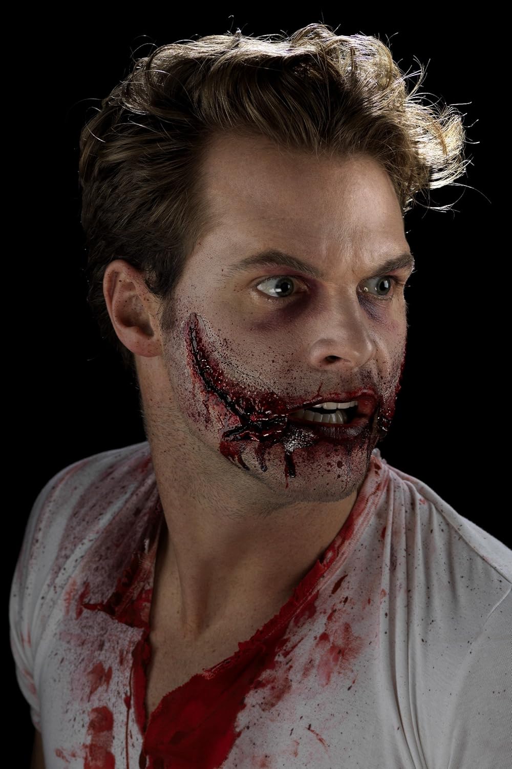 Smiffys Latex Stitched Smile Prosthetic with Adhesive 4