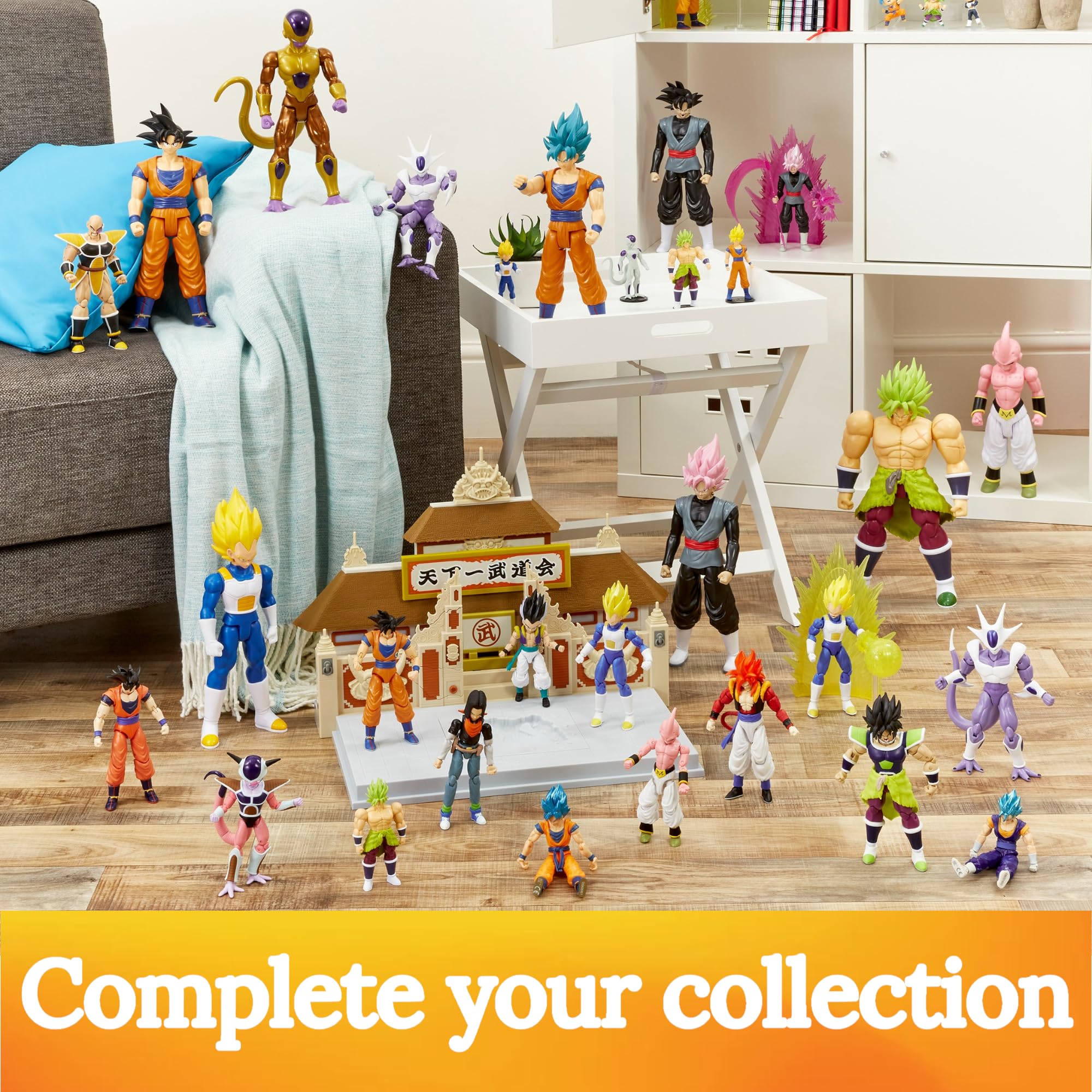 Dragon Ball Super Evolve Action Figure - Super Saiyan Blue Gogeta, 12.5cm Collectible Figure for Ages 4+ 8