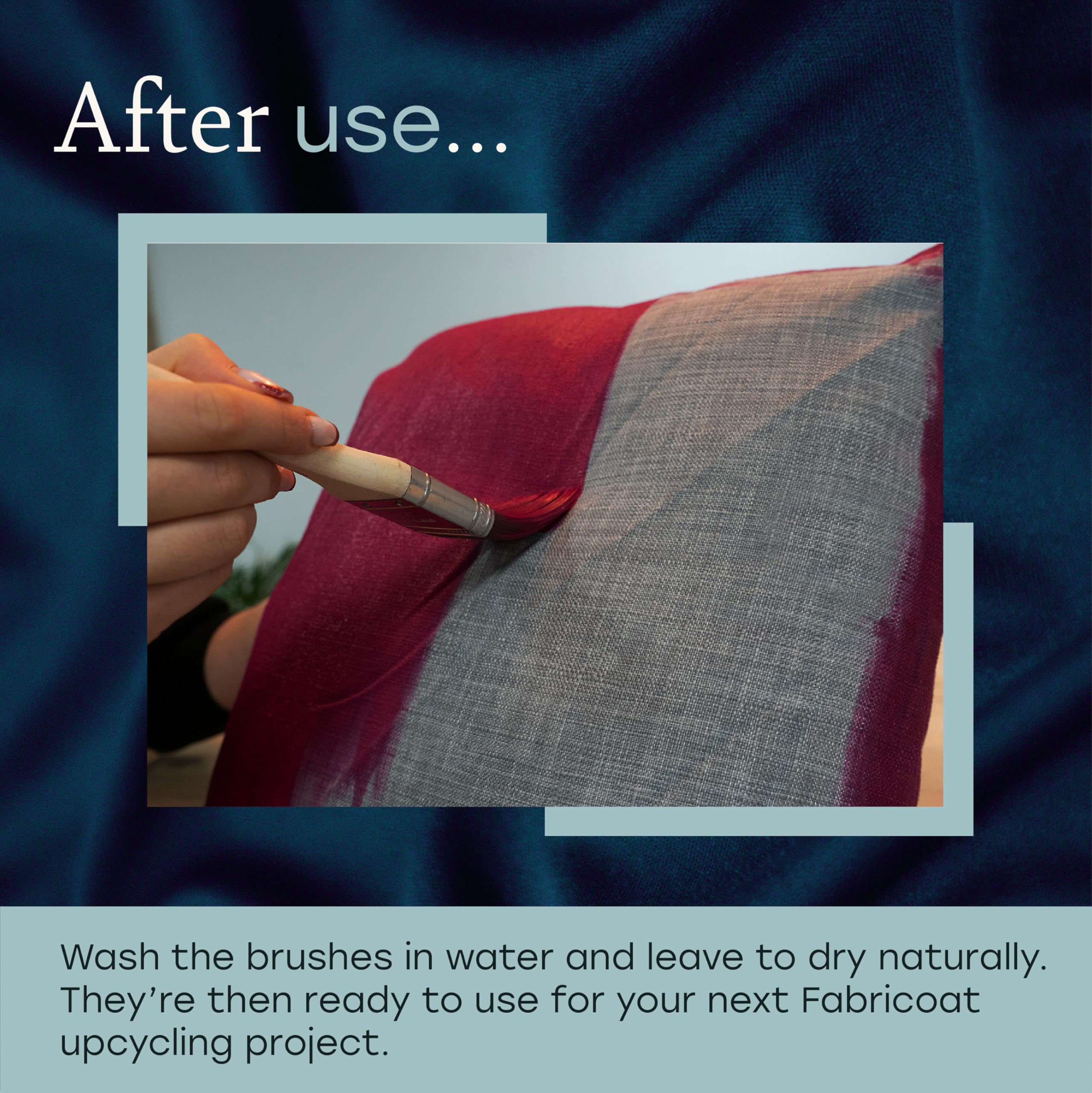 Fabricoat - Cleaning Brush and 60mm/2.5 inch Angled Cutting In Paint Brush Combo 7