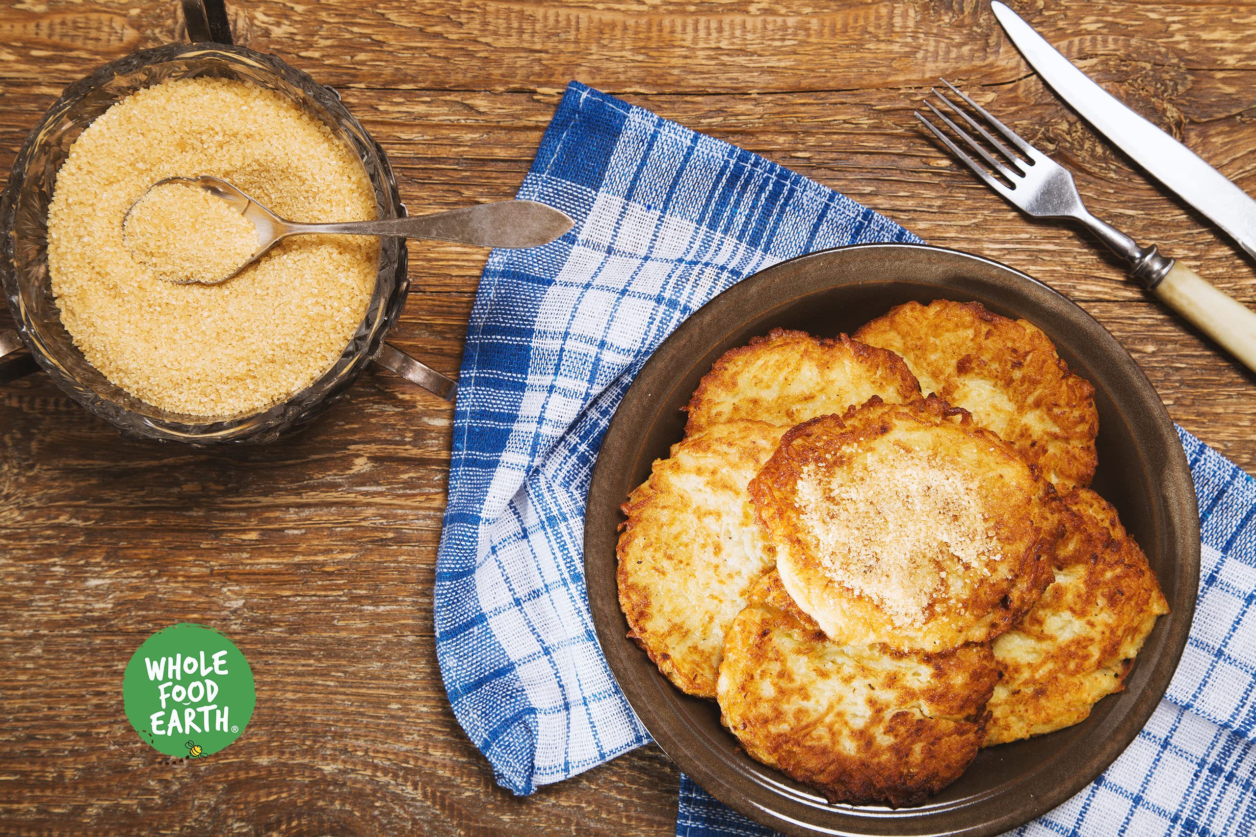 Wholefood Earth Organic Golden Cane Sugar 1kg | Unrefined | Vegan | Raw 7