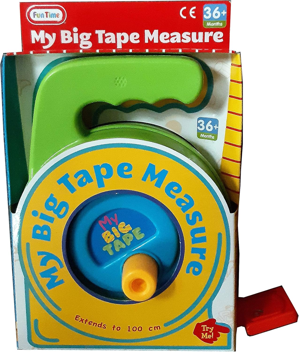 Funtime 55875 Tape Measure - Educational Measuring Toy for Kids 3+ 3