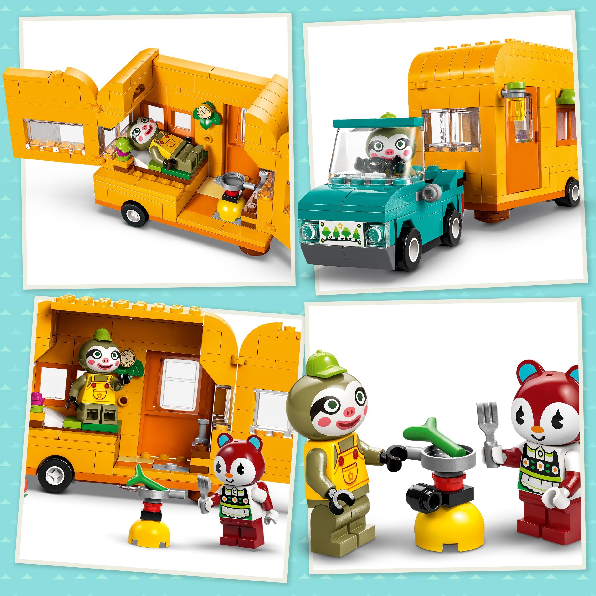 LEGO Animal Crossing Leif’s Caravan & Garden Shop - Building Set for 7+ 7