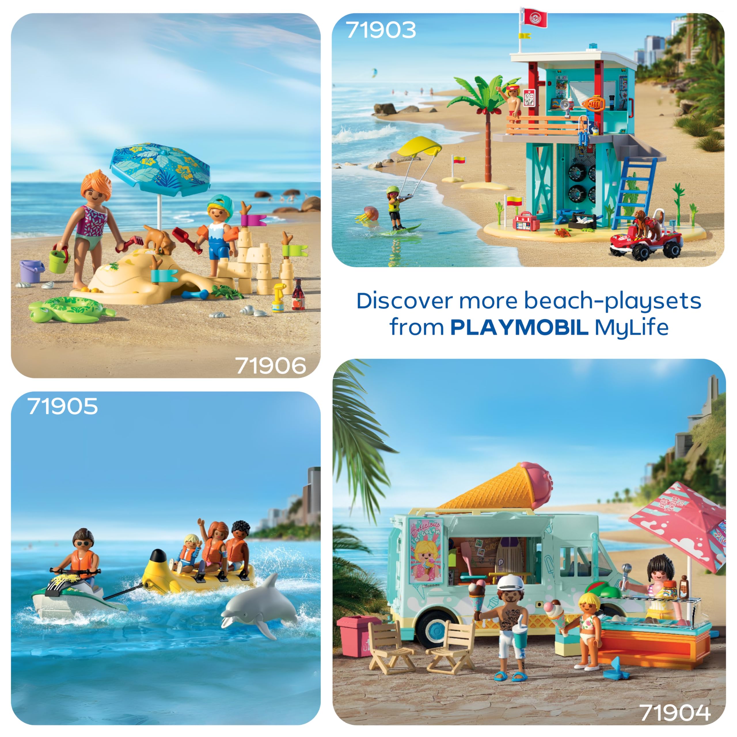 Playmobil | Vacation on the Beach | Ice Cream Truck with Surf Shop | Toy fr 8