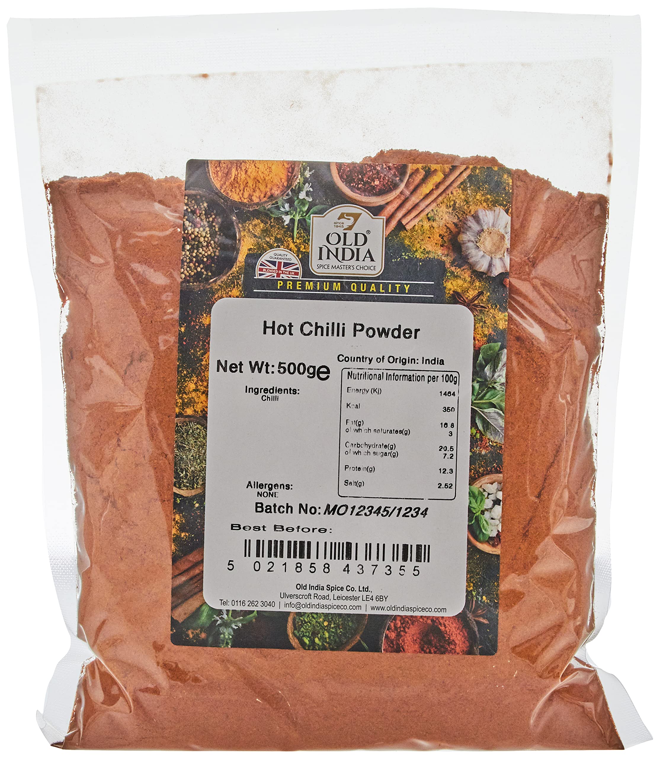 Old India Hot Chilli Powder 500g 4