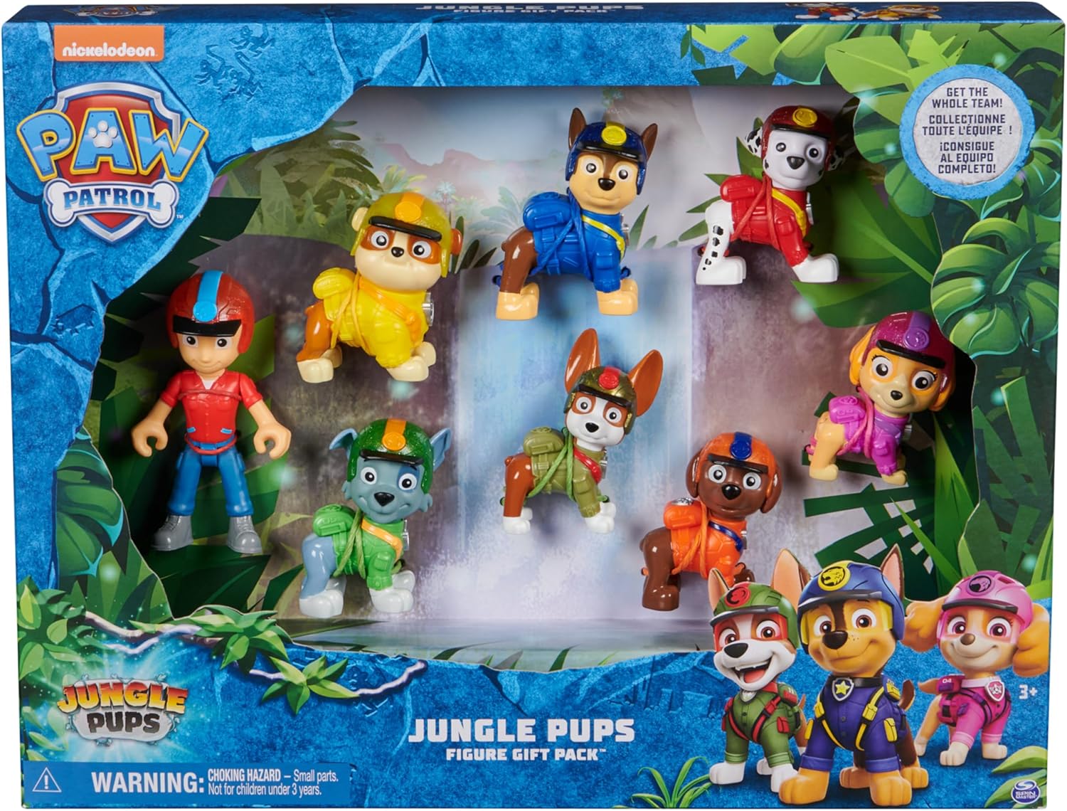 PAW Patrol: Jungle Pups Action Figures Gift Pack - 8 Collectible Figures for Kids 3+ 5