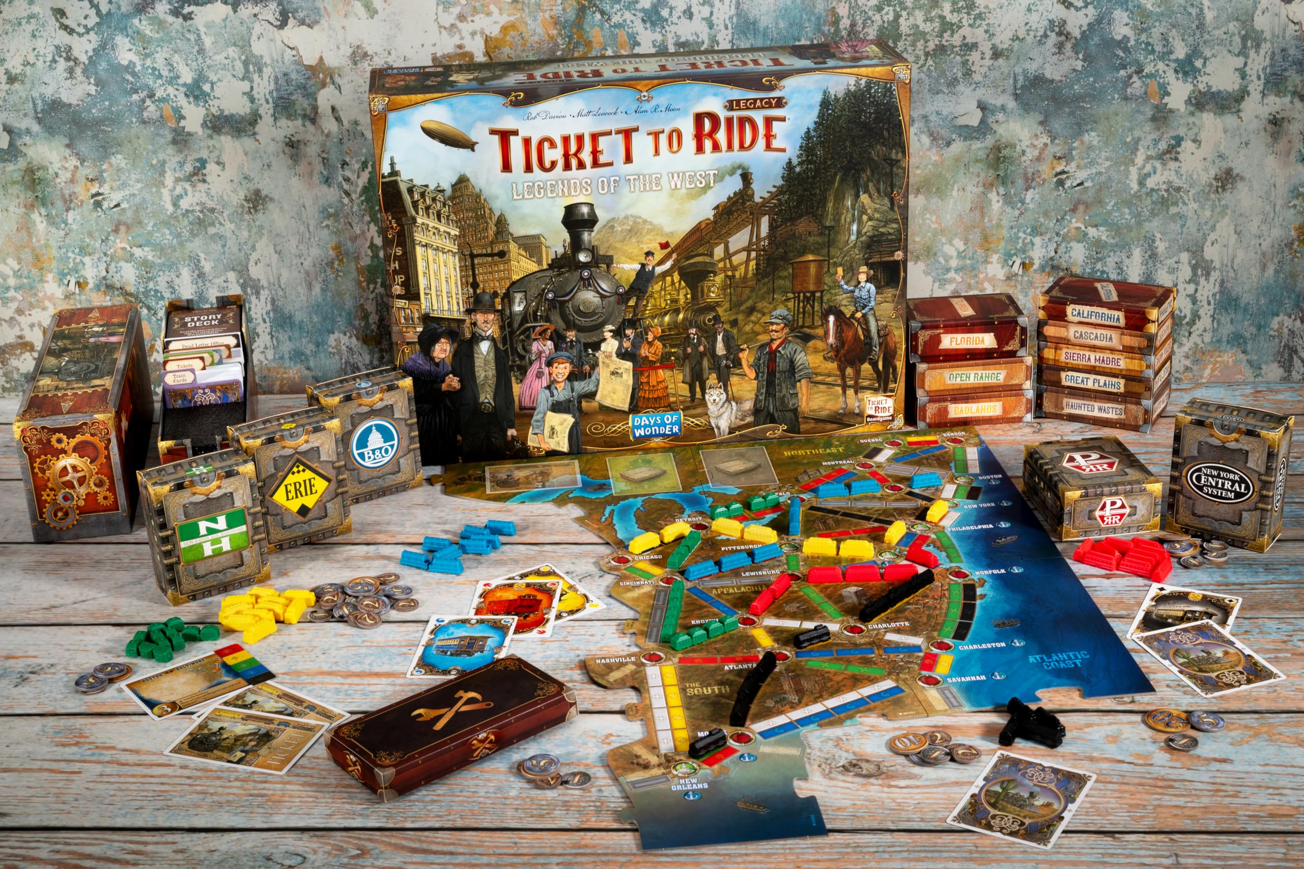 Days of Wonder Ticket to Ride Legacy - Legends of the West Board Game 4