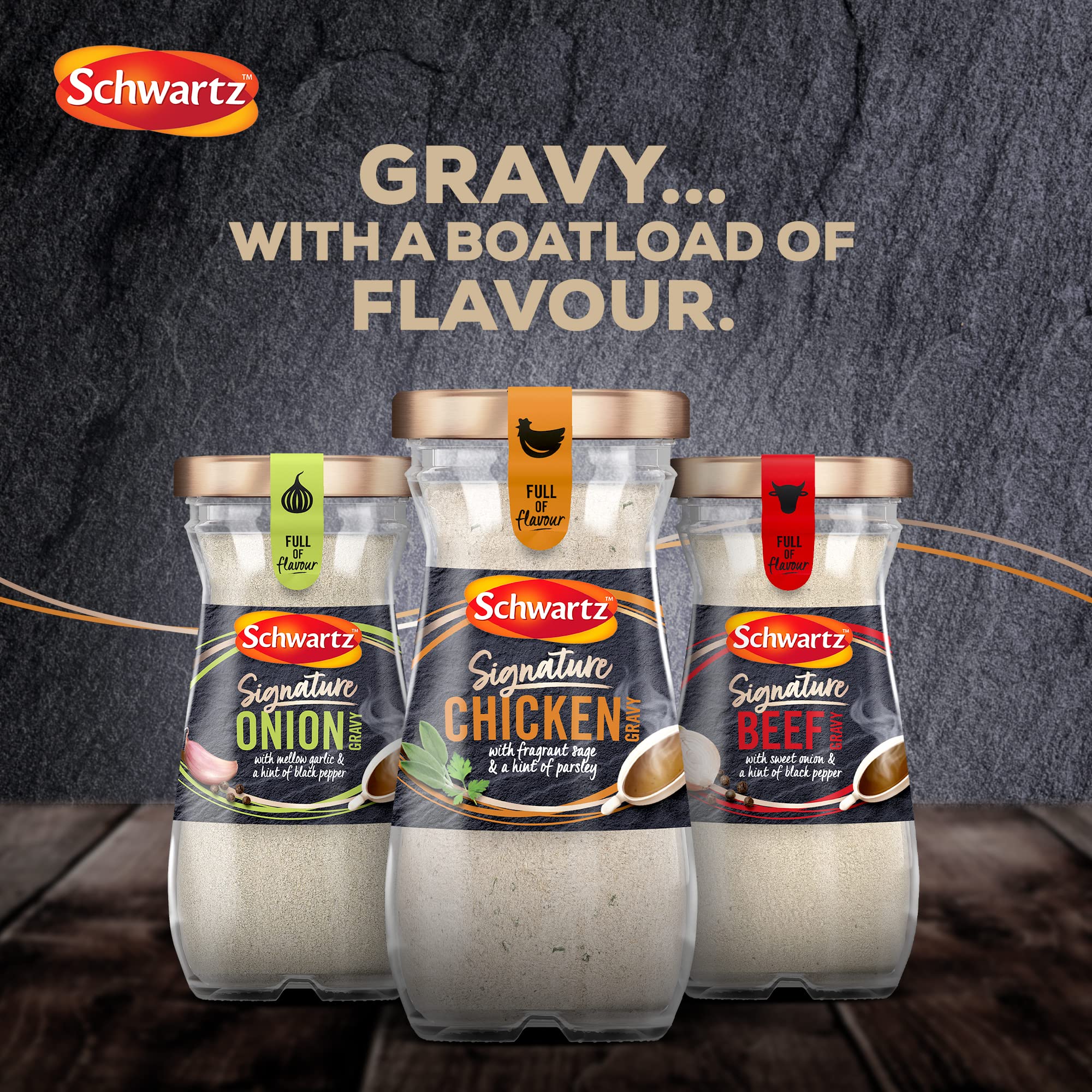 Schwartz - Signature Chicken Gravy 155g | Pack of 2 | Instant Roast Chicken Flavour with Sage & Parsley 6