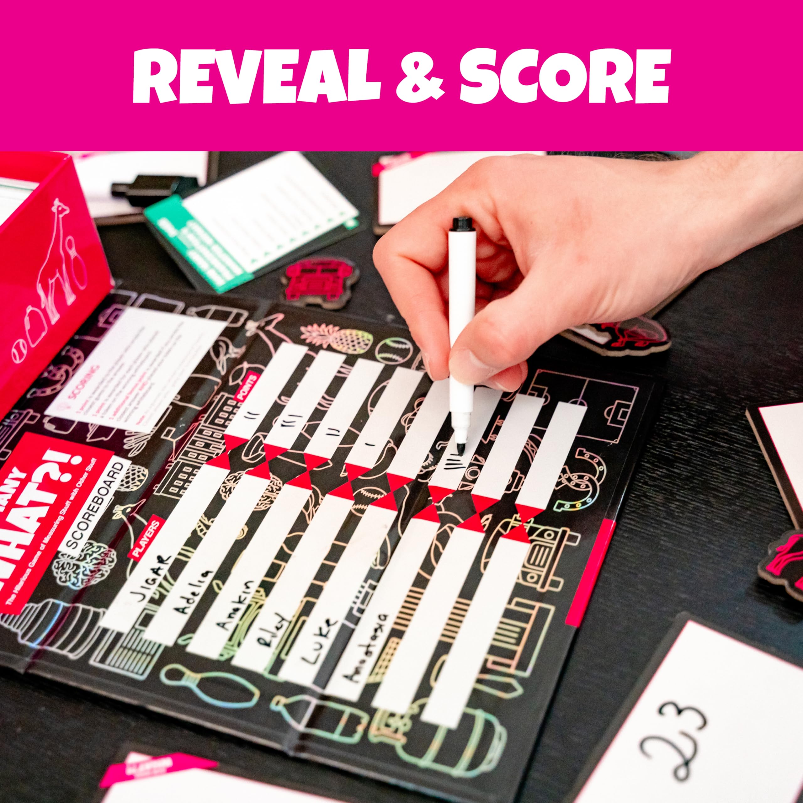 USAopoly How Many What?! Hilarious Party Game of Ridiculous Comparisons 5