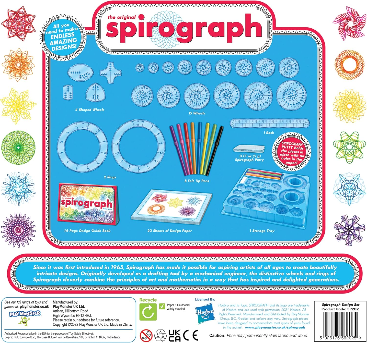 Spirograph Original - 30+ Piece Drawing Set for Ages 8+ 4